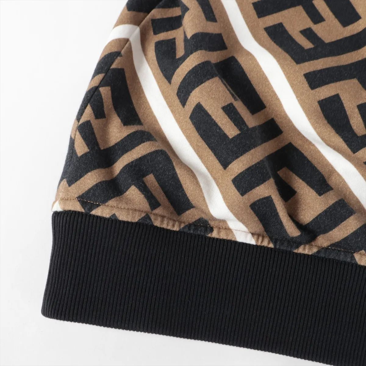 Zucca 22 Years Basic Knitted Fabric Xl Black × Brown Fy0944 Qr Tag Missing Dirt Around The Neck There Is A Scuff — view 9