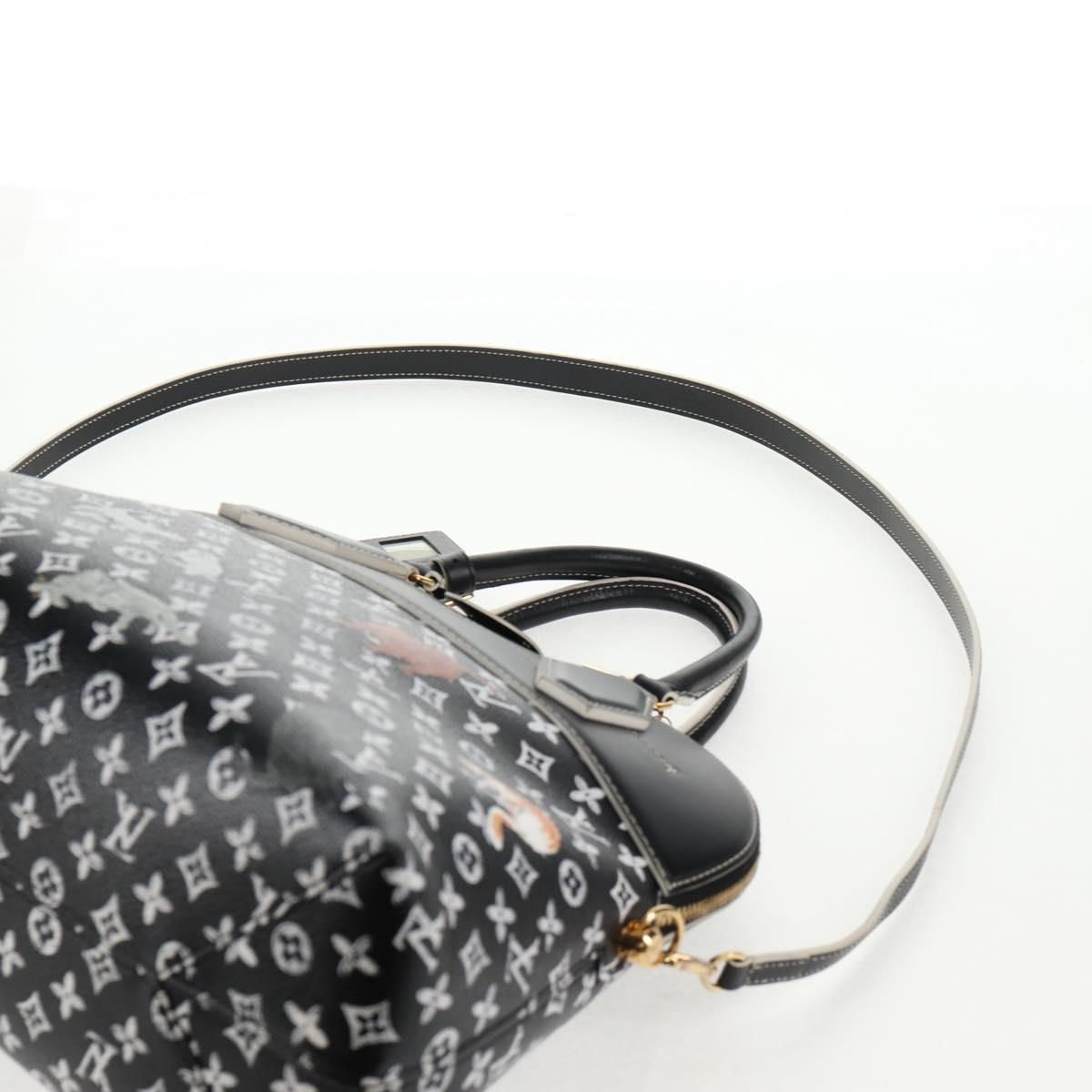 Catgram Alma Soup Hand Bag Black M 44403 Lv Auth — view 15