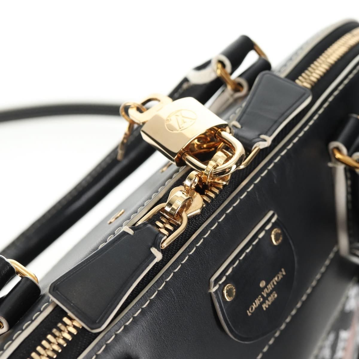Catgram Alma Soup Hand Bag Black M 44403 Lv Auth — view 25