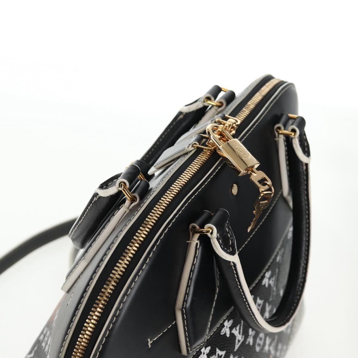 Catgram Alma Soup Hand Bag Black M 44403 Lv Auth — view 6