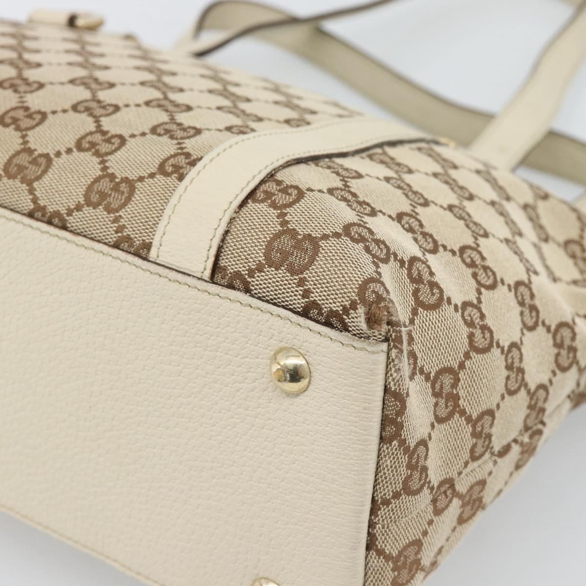 Abbey Hand Bag Beige Gold Tone 141470 Auth, Neutral — view 15