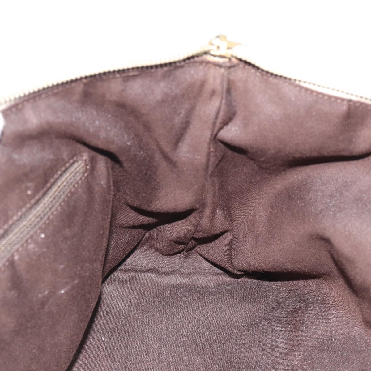 Abbey Hand Bag Beige Gold Tone 141470 Auth, Neutral — view 18