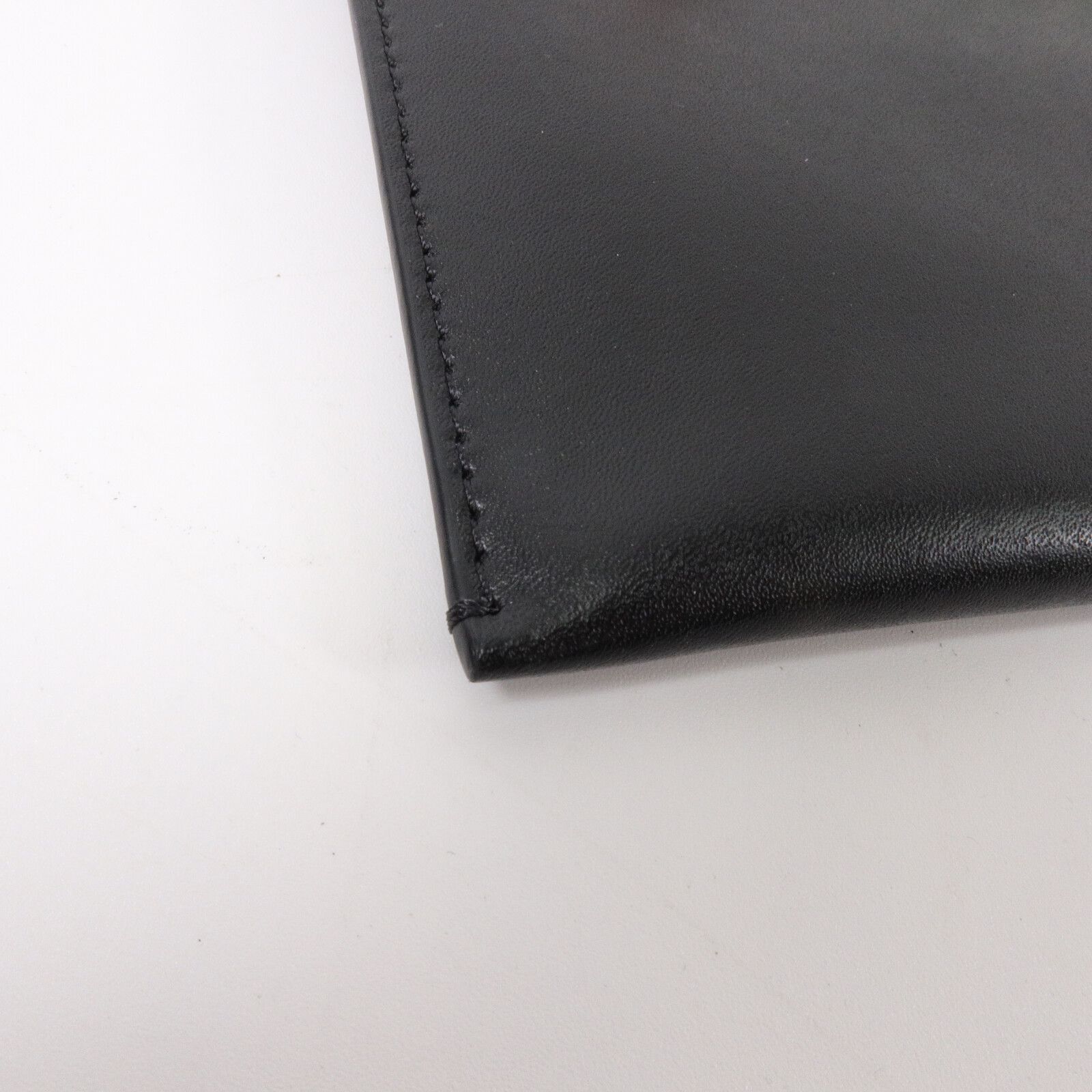 Black Leather Multicolor Studded Zip Clutch Bag — view 10