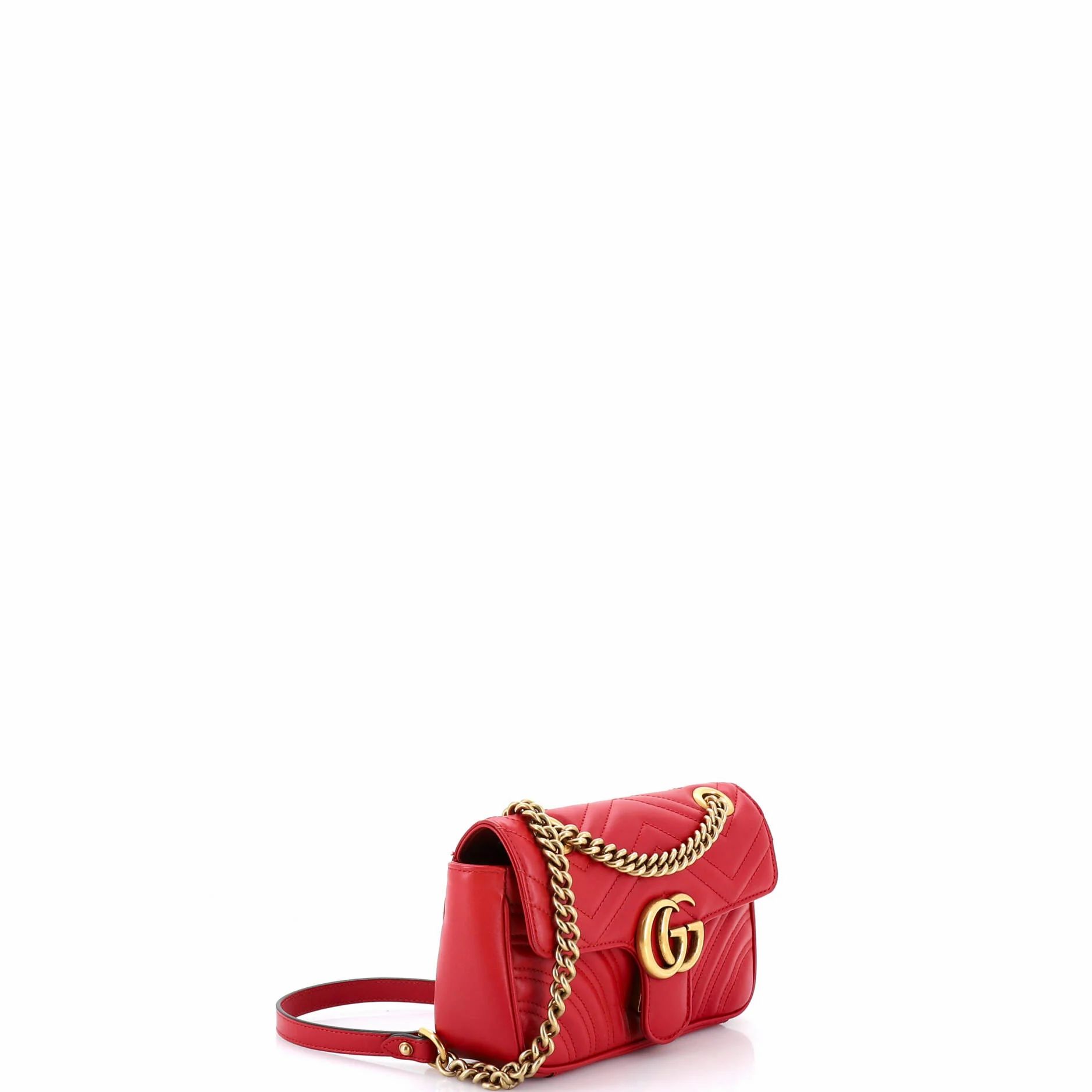 Gg Marmont Flap Bag Matelasse Leather Mini — view 2