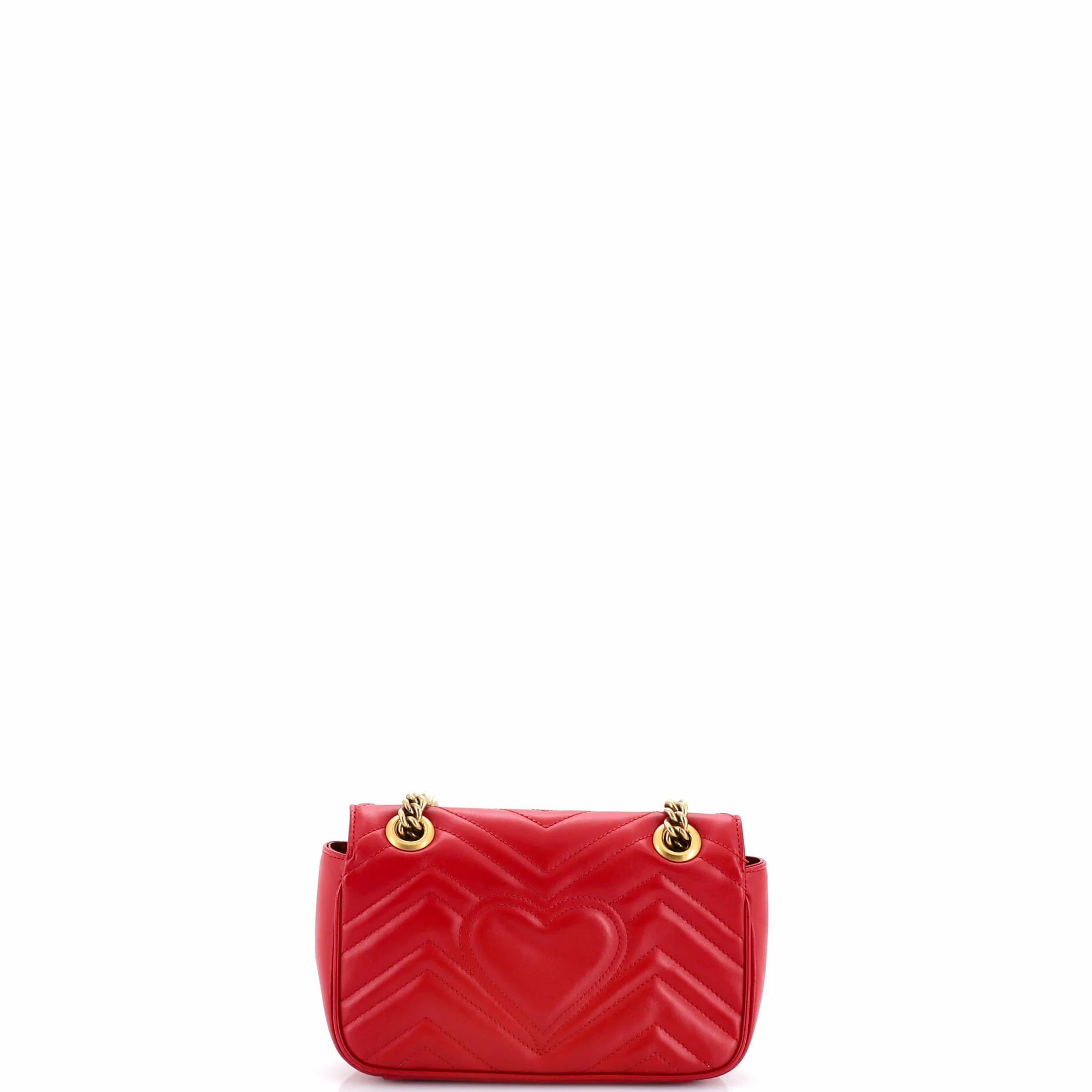 Gg Marmont Flap Bag Matelasse Leather Mini — view 3