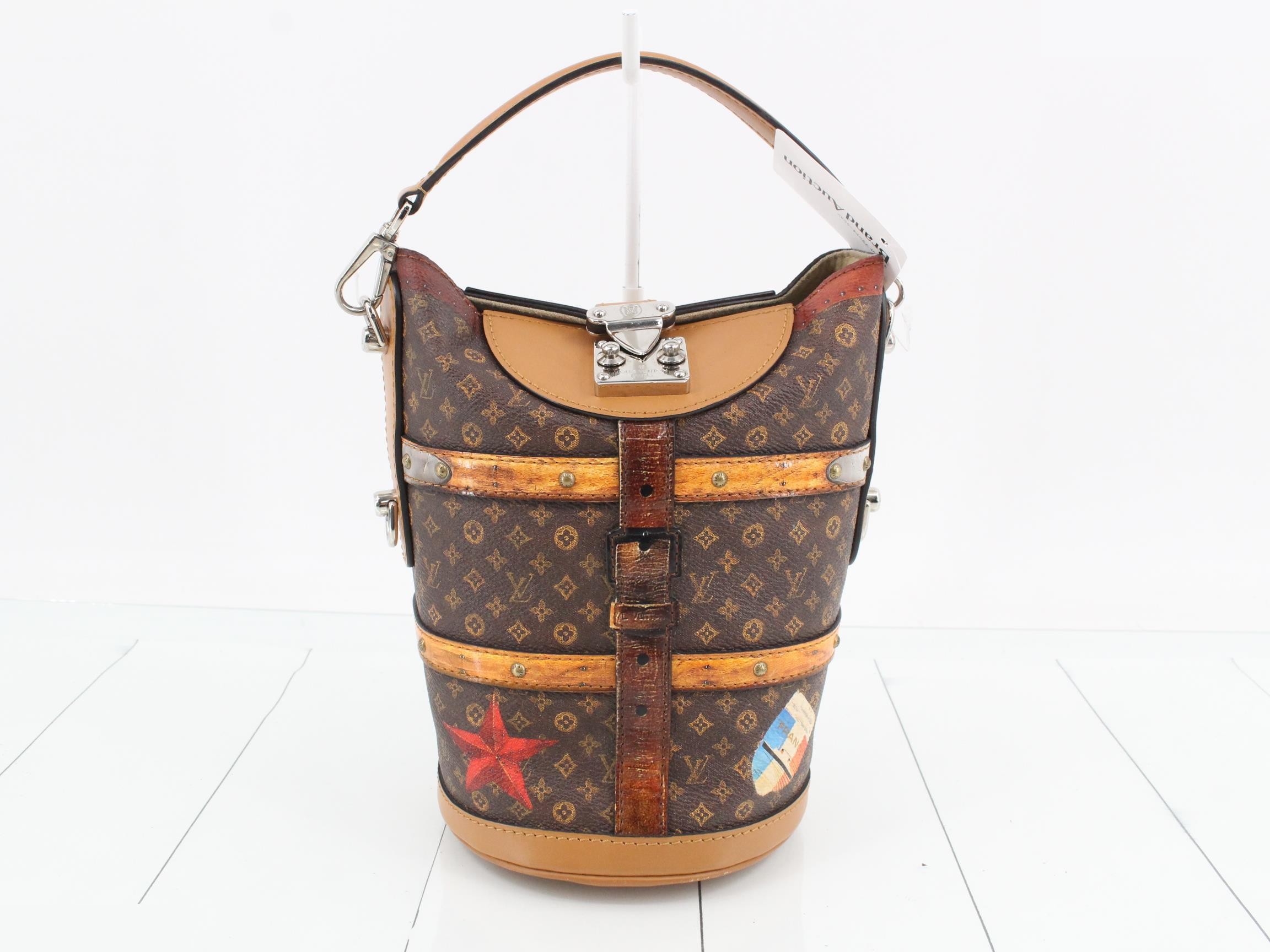Monogram Trompe L'oeil Duffle Shoulder Bag