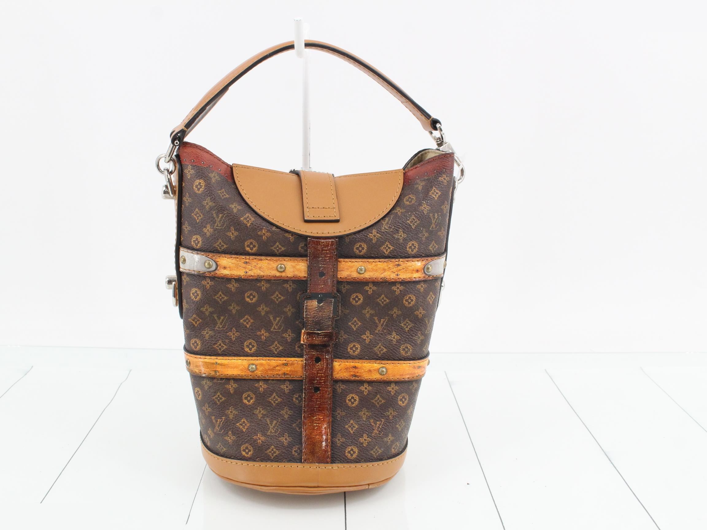 Monogram Trompe L'oeil Duffle Shoulder Bag — view 2