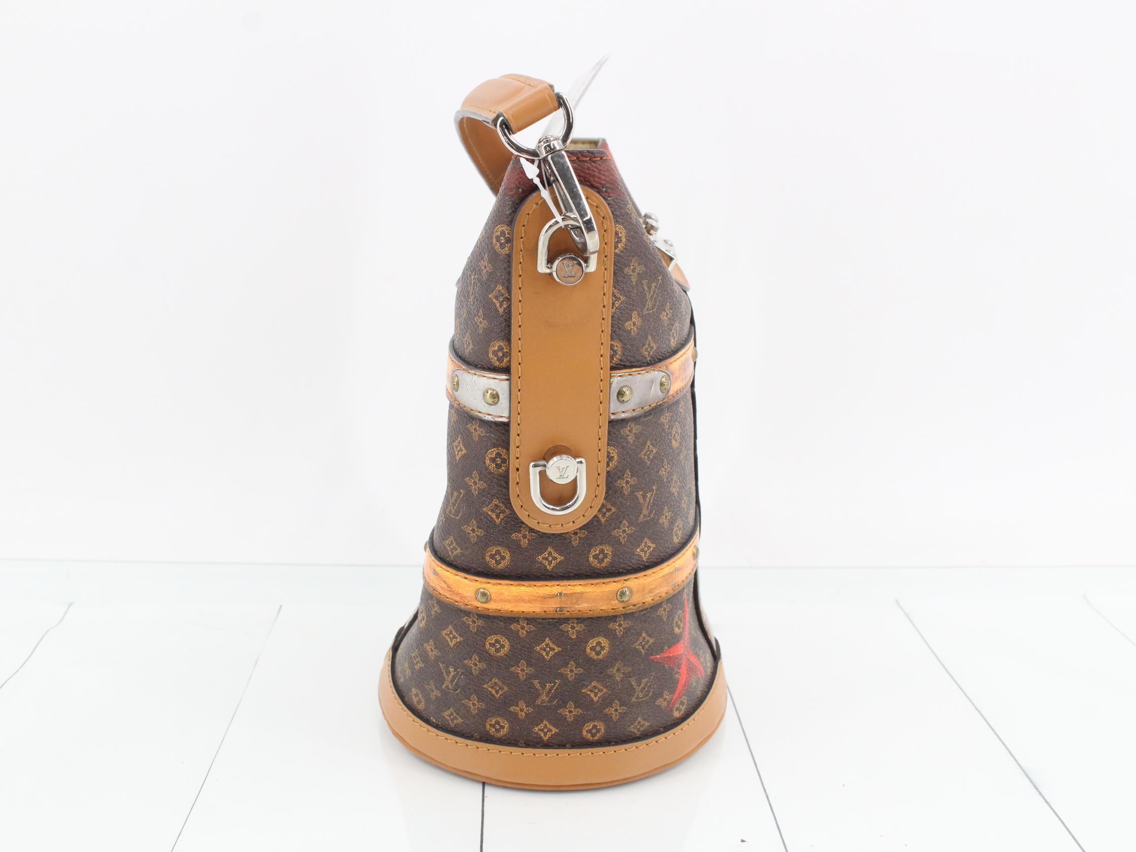 Monogram Trompe L'oeil Duffle Shoulder Bag — view 4