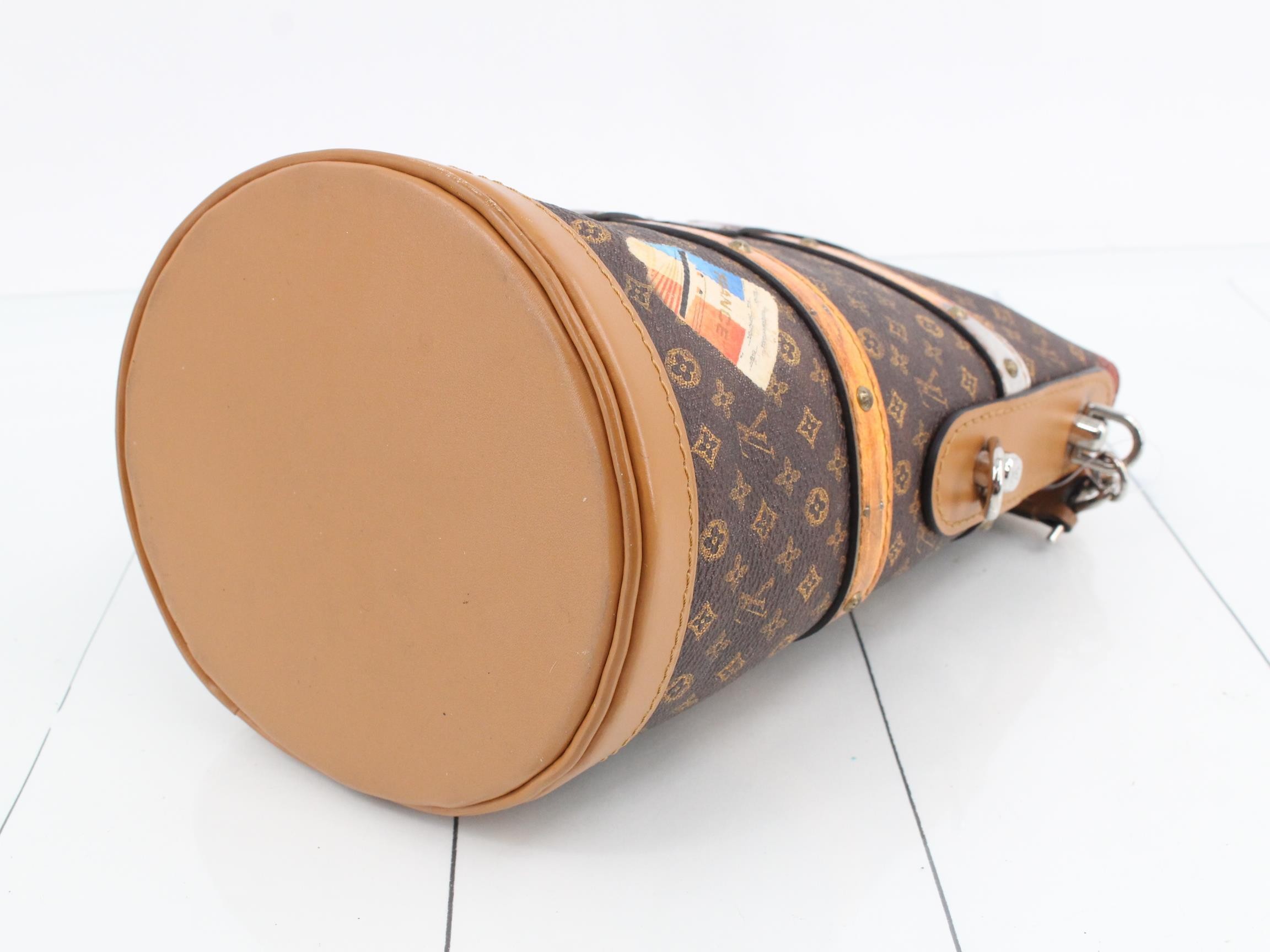Monogram Trompe L'oeil Duffle Shoulder Bag — view 6