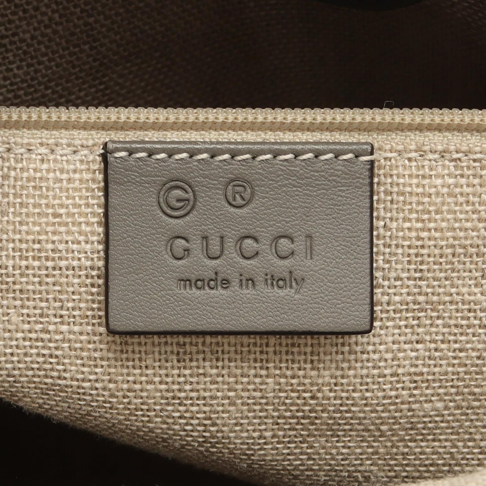 Micro Guccissima Top Handle Bag w/Strap — view 4