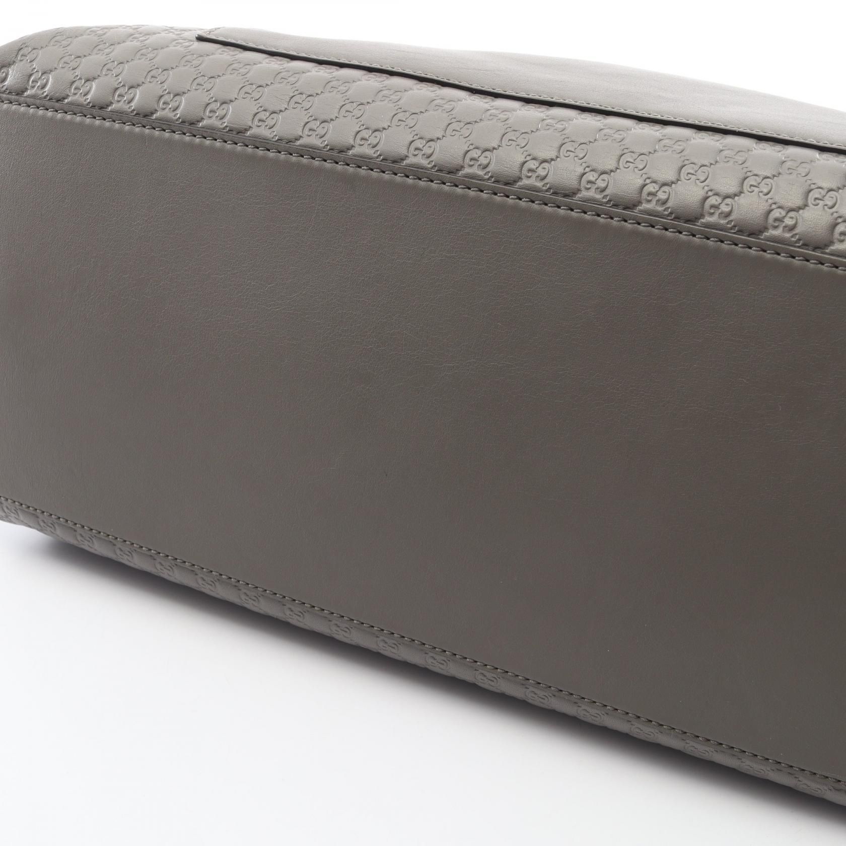 Micro Guccissima Top Handle Bag w/Strap — view 6