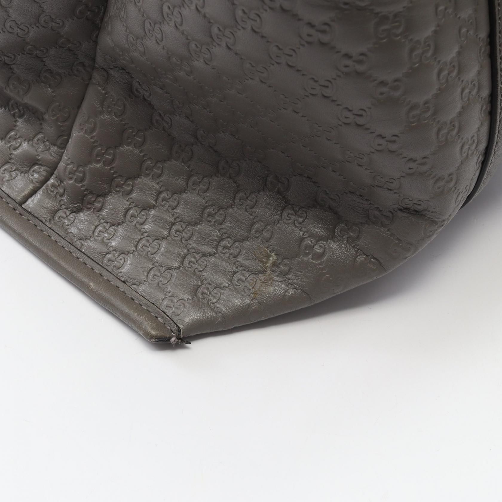 Micro Guccissima Top Handle Bag w/Strap — view 7