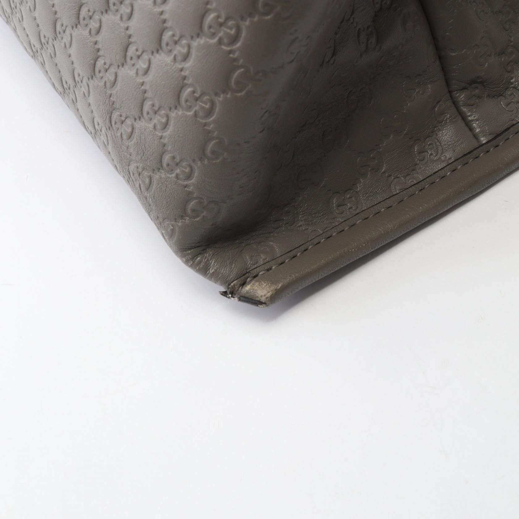 Micro Guccissima Top Handle Bag w/Strap — view 8
