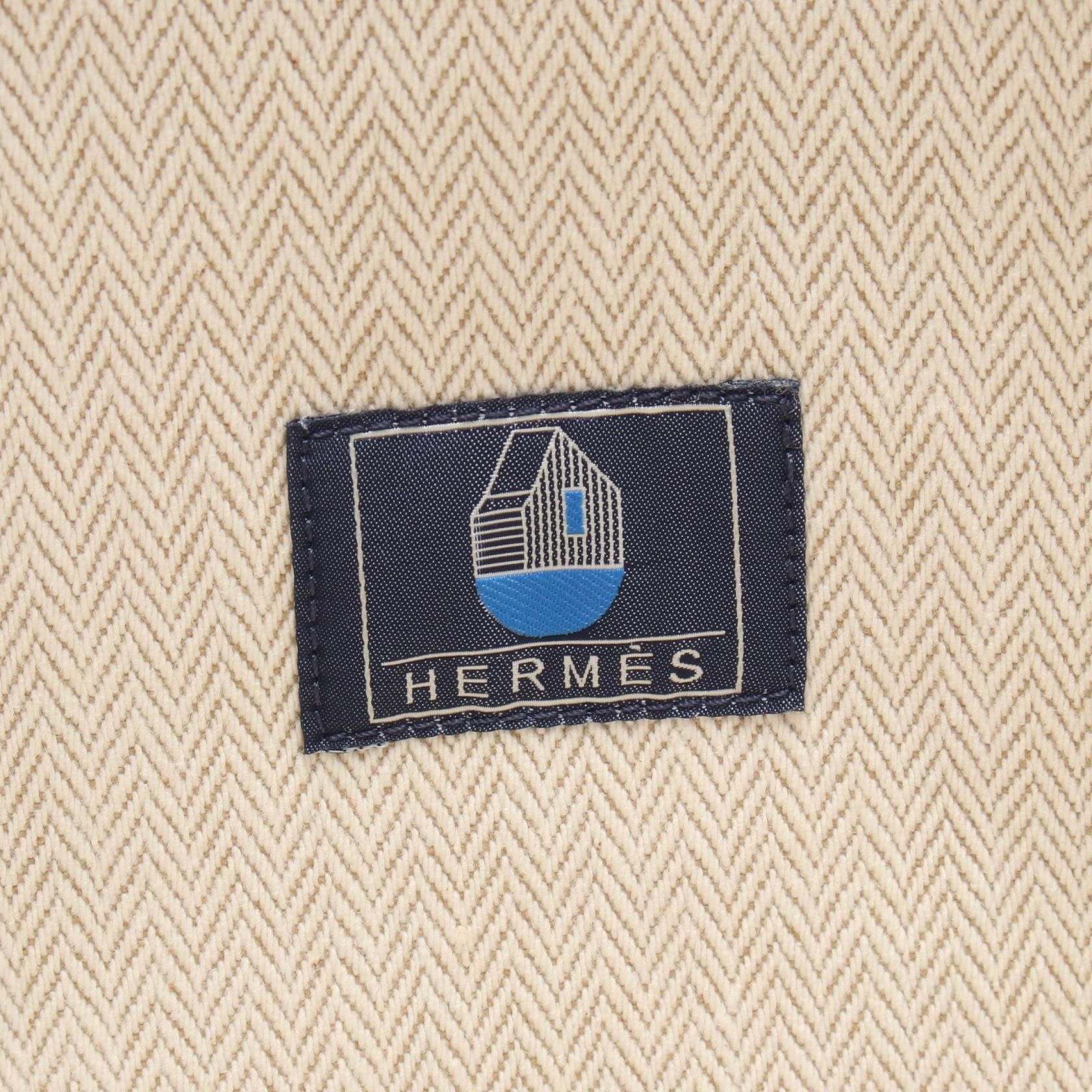 Toile H Canvas  Les Cabanes Basket/Tote Bag — view 4