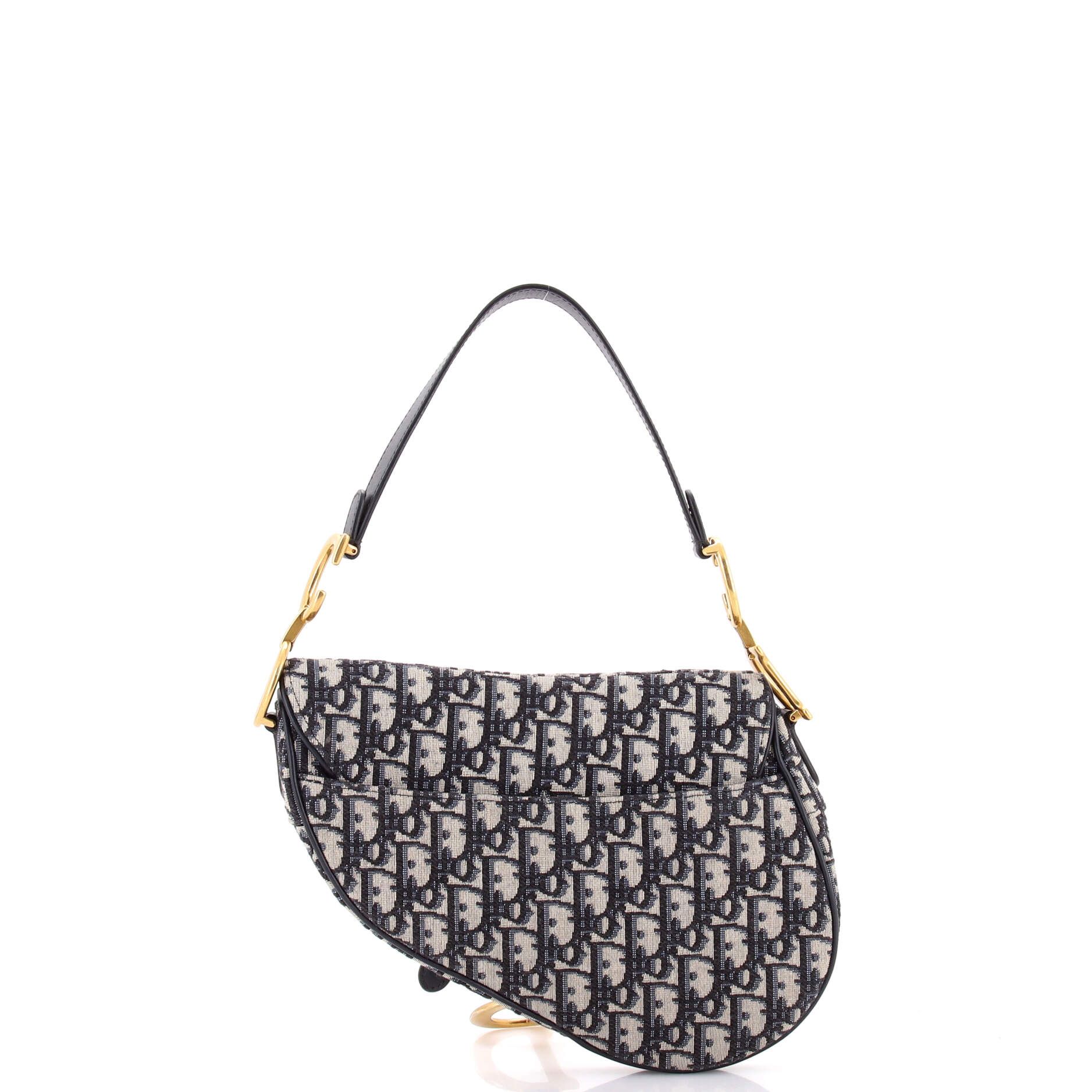 Saddle Handbag Oblique Canvas Medium — view 3