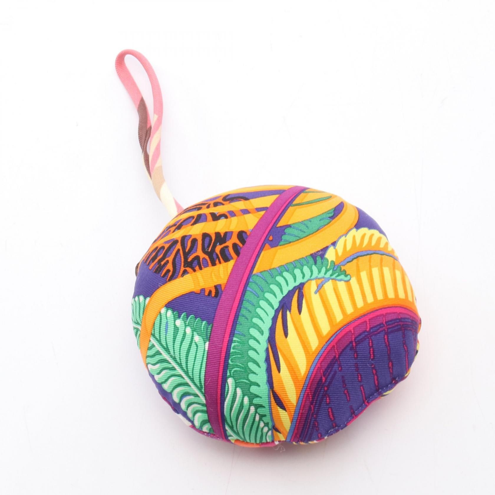 Orange Multicolor Silk Petit Ash Charm — view 2
