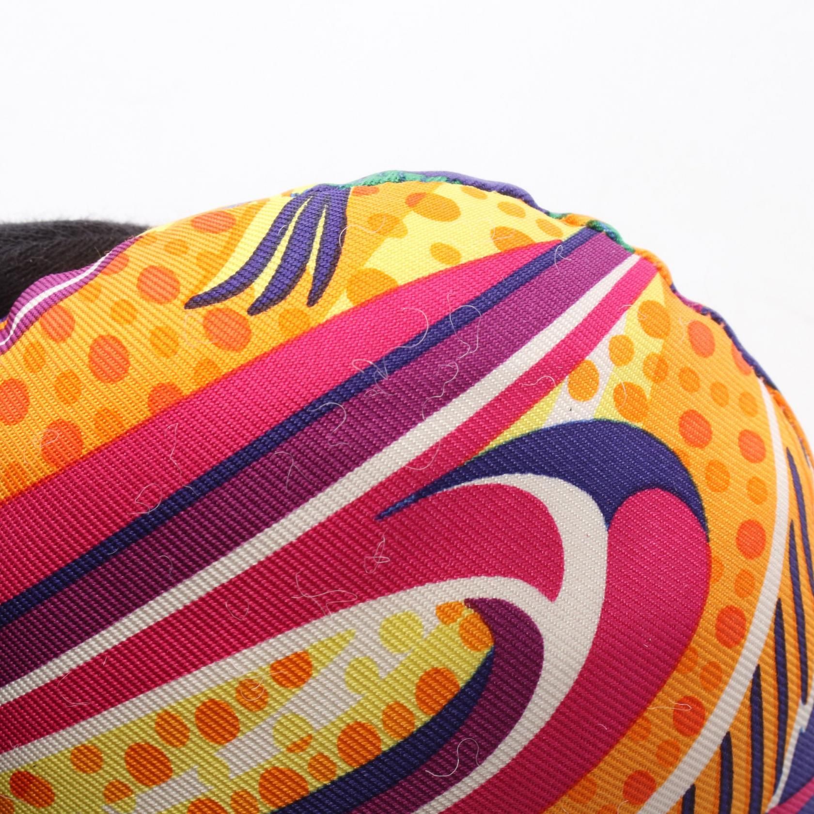 Orange Multicolor Silk Petit Ash Charm — view 4