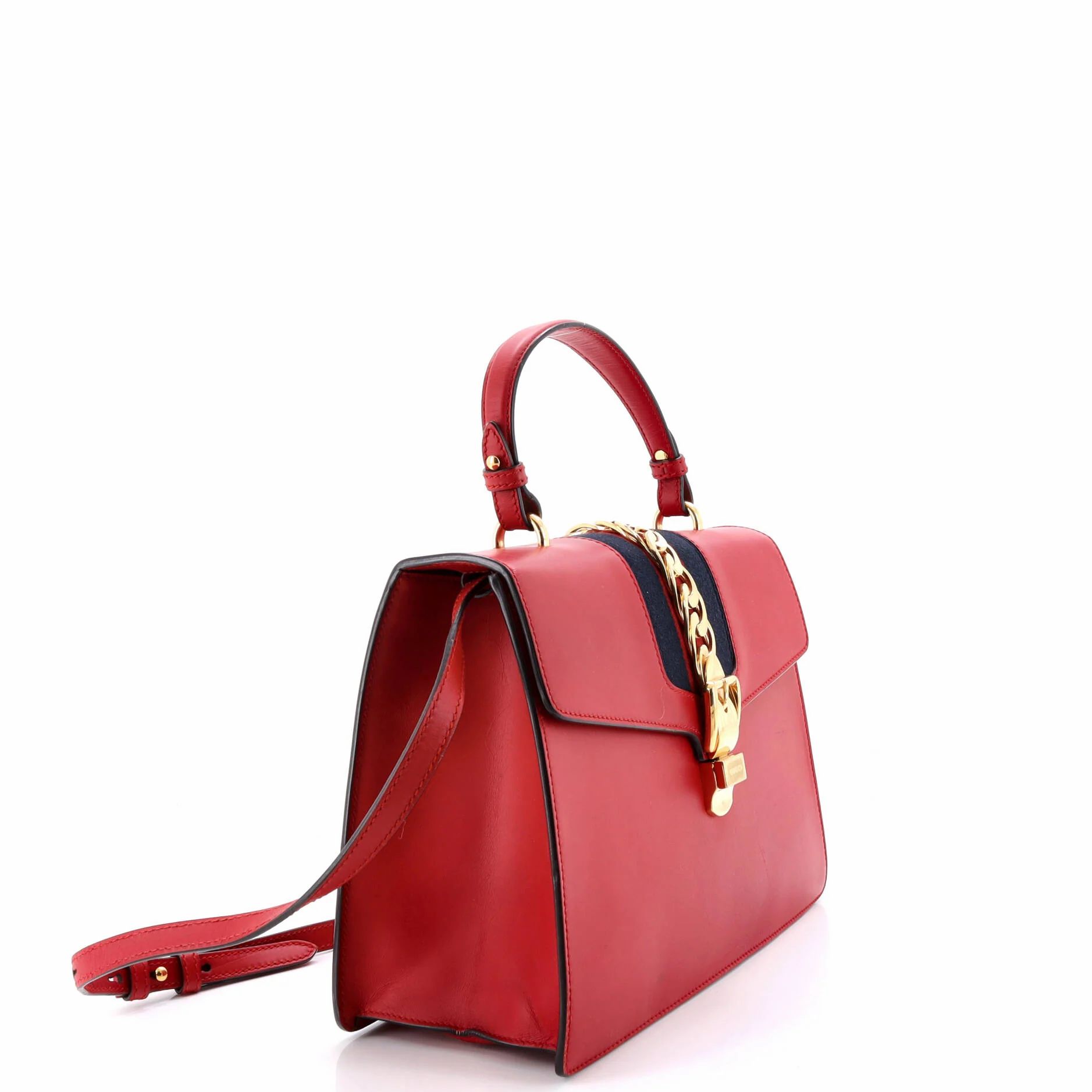 Sylvie Top Handle Bag Leather Medium — view 2