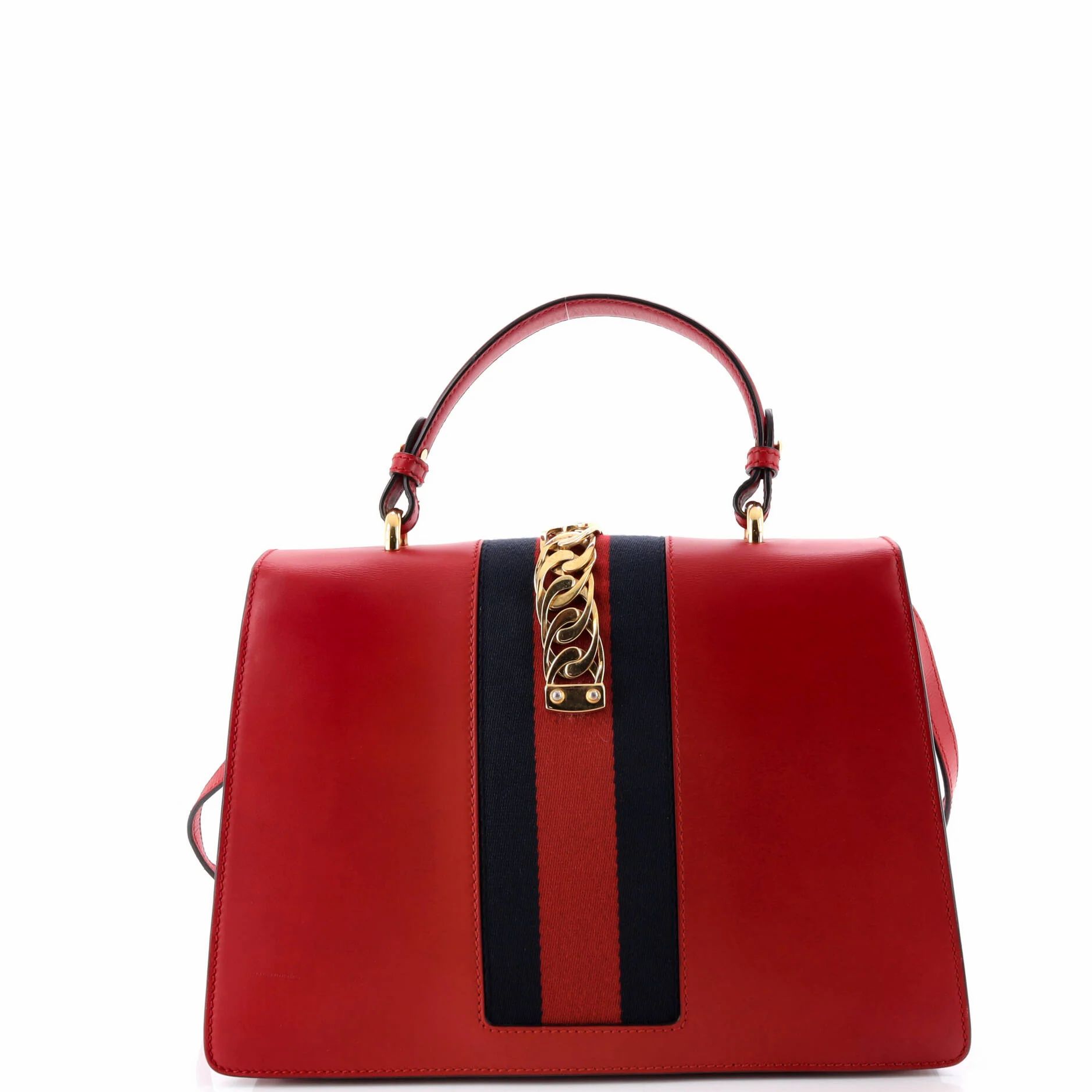 Sylvie Top Handle Bag Leather Medium — view 3