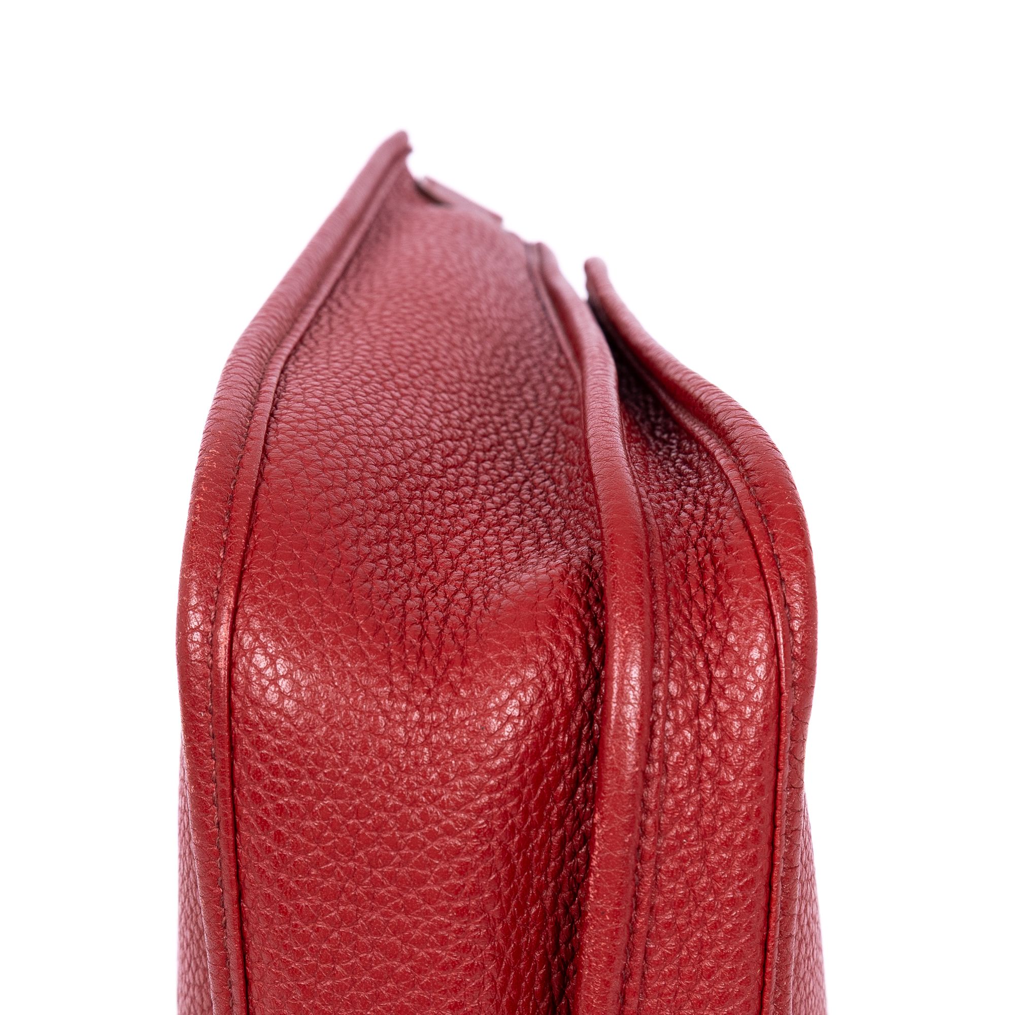 Evelyne III PM Red Epsom Leather Palladium — view 8