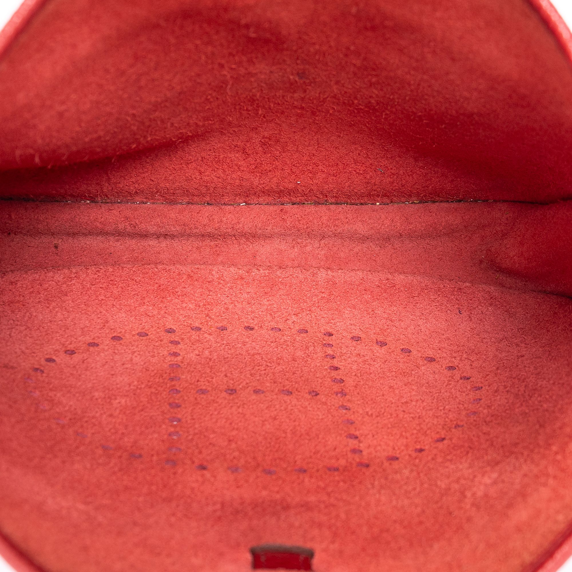 Evelyne III PM Red Epsom Leather Palladium — view 9