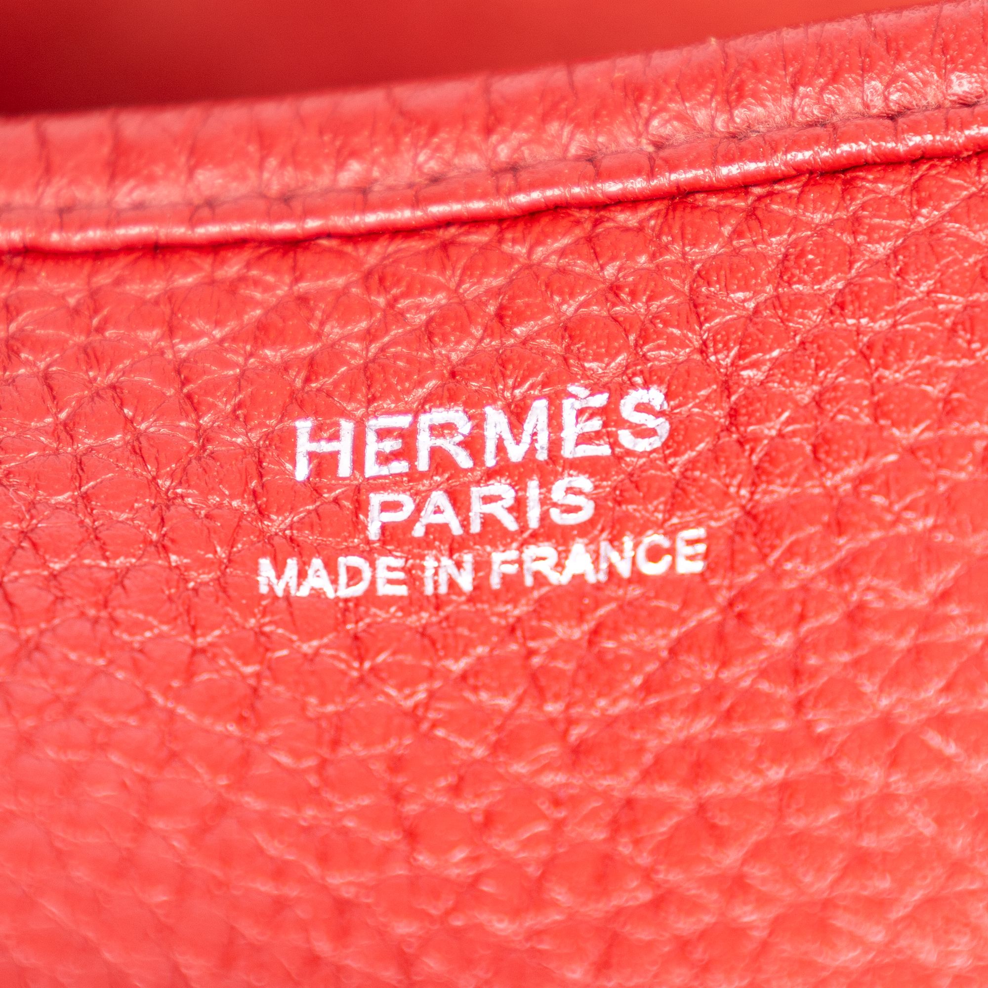 Evelyne III PM Red Epsom Leather Palladium — view 10