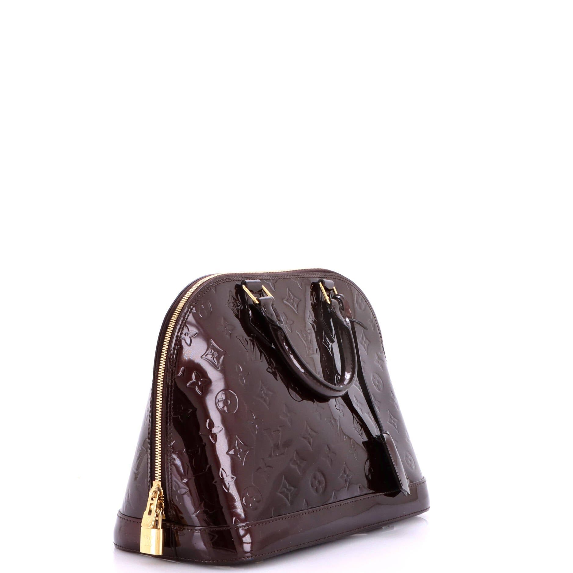 Alma Handbag Monogram Vernis Pm — view 2