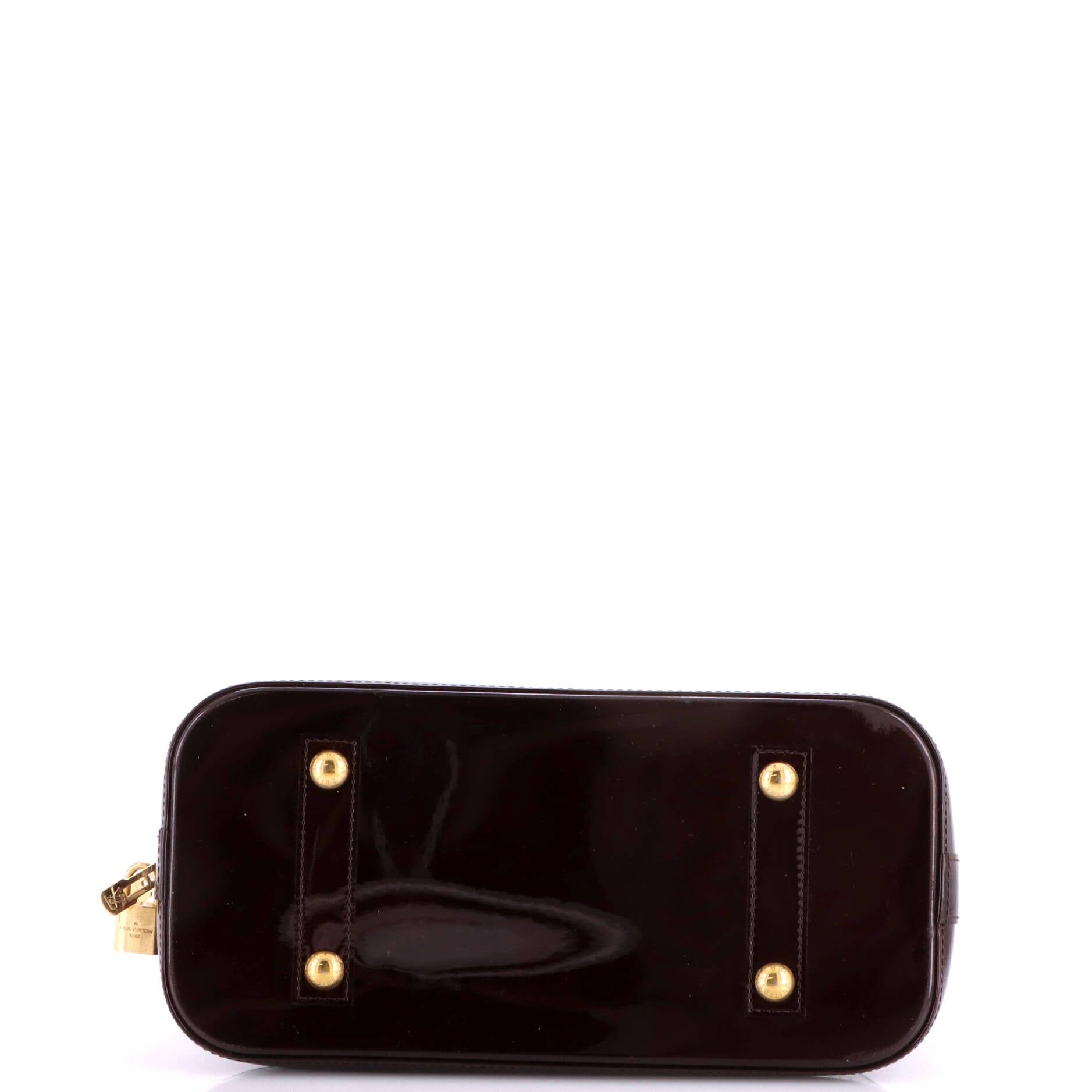 Alma Handbag Monogram Vernis Pm — view 4