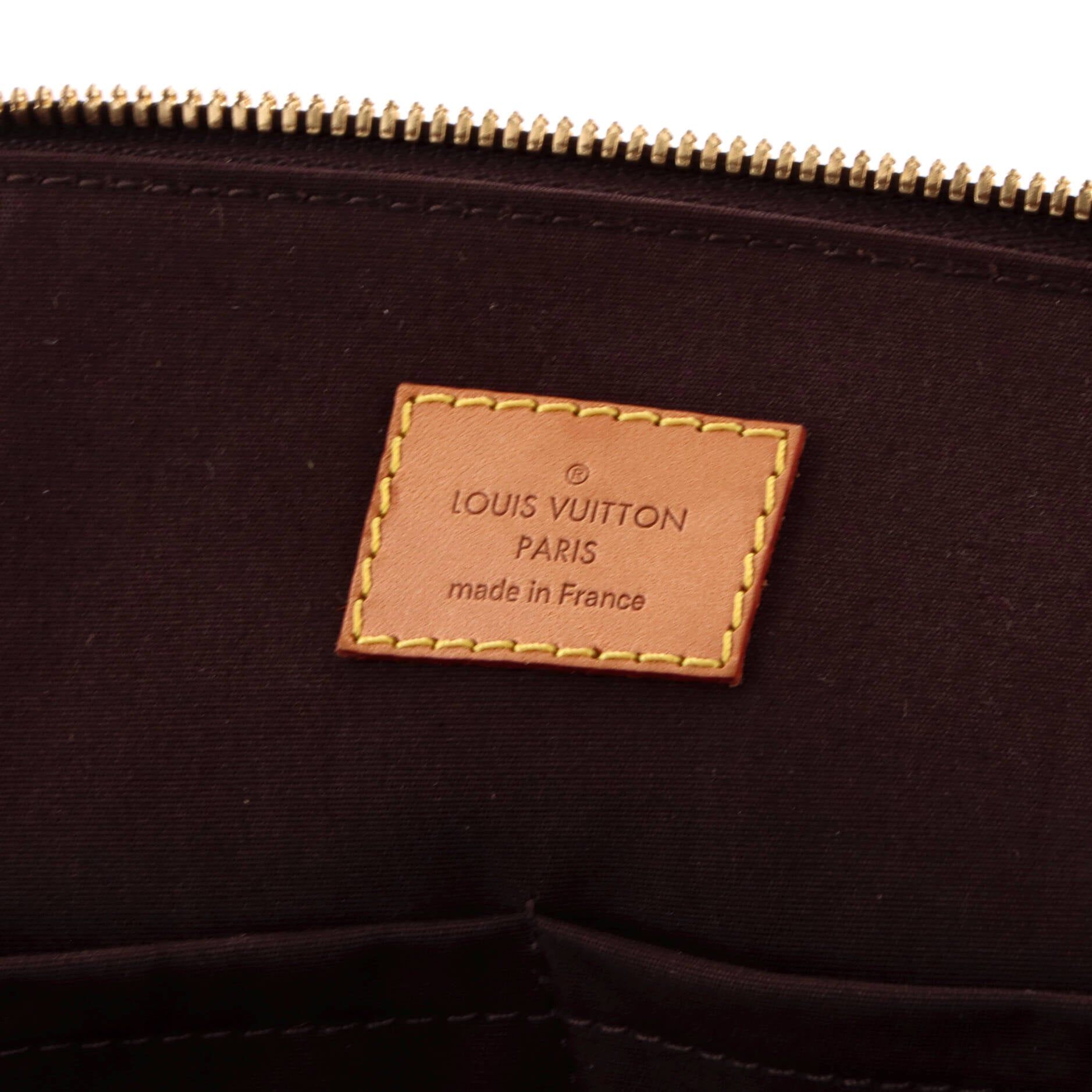 Alma Handbag Monogram Vernis Pm — view 7