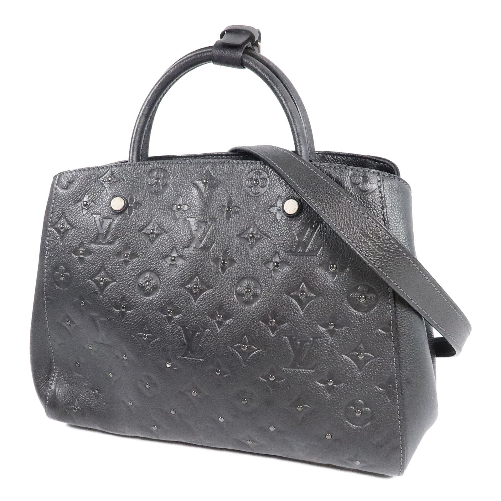 Empreinte Montaigne Bb Hand-ground Shoulder Bag Black 2way Shoulder Bag M 50665 — view 3