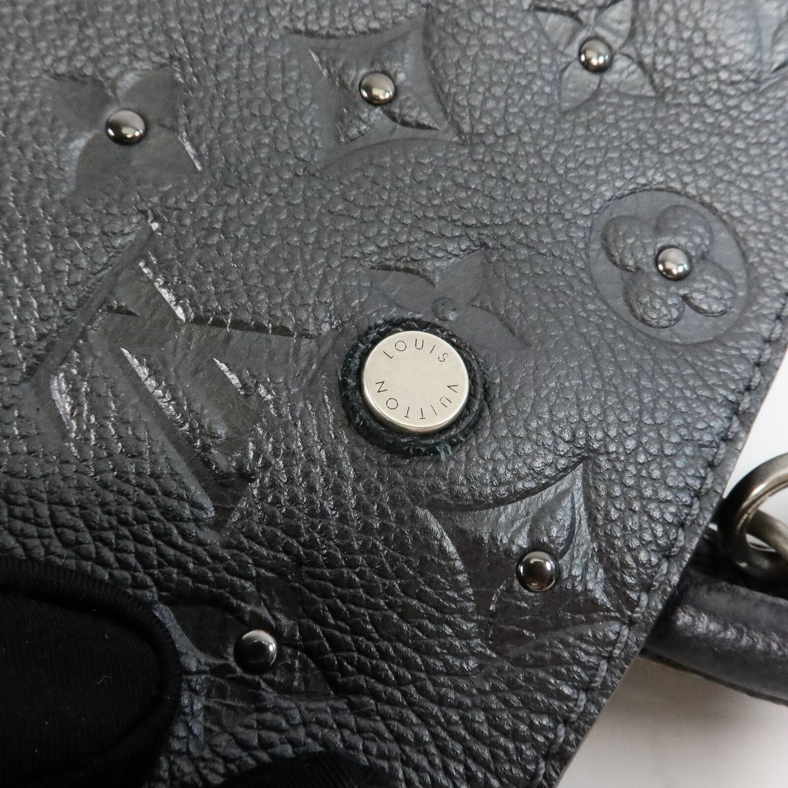 Empreinte Montaigne Bb Hand-ground Shoulder Bag Black 2way Shoulder Bag M 50665 — view 7