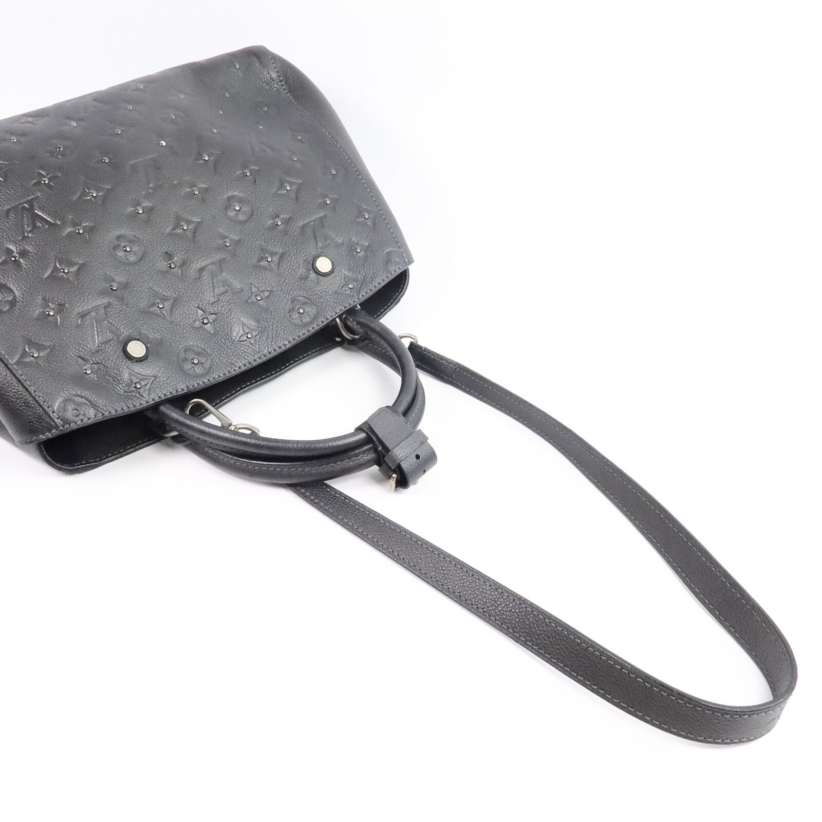 Empreinte Montaigne Bb Hand-ground Shoulder Bag Black 2way Shoulder Bag M 50665 — view 9