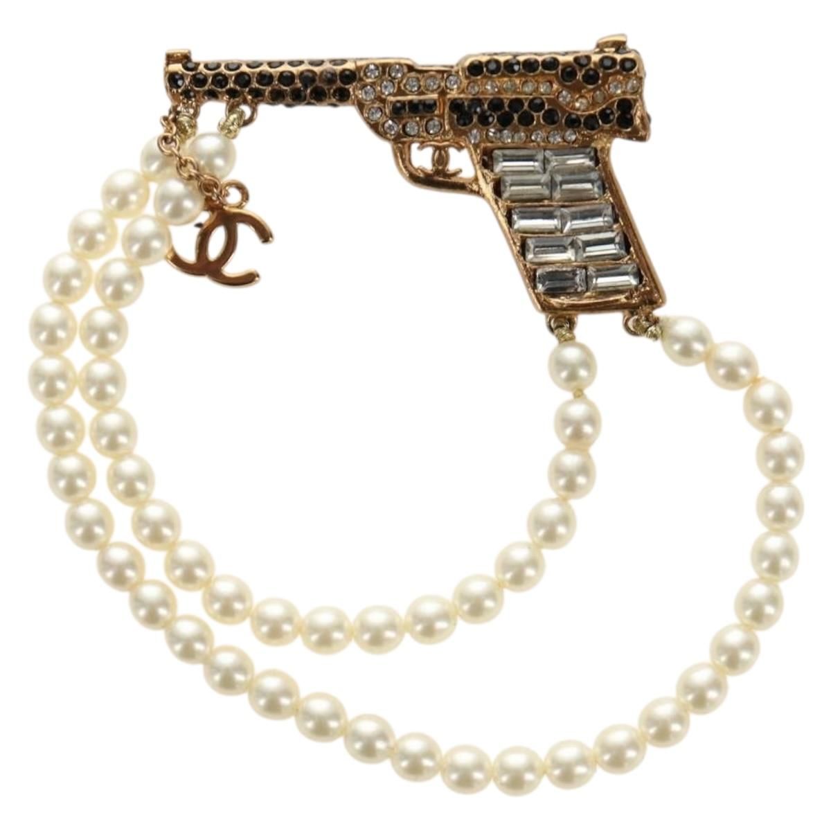 Gold Tone Cc Auth, Gold — view 13