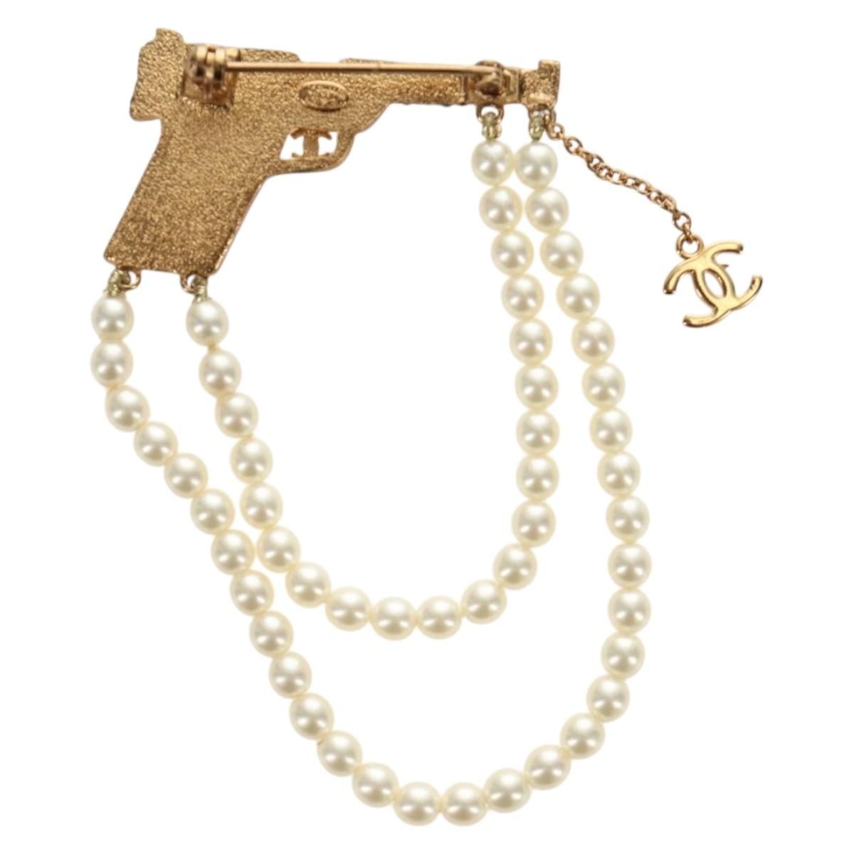 Gold Tone Cc Auth, Gold — view 6