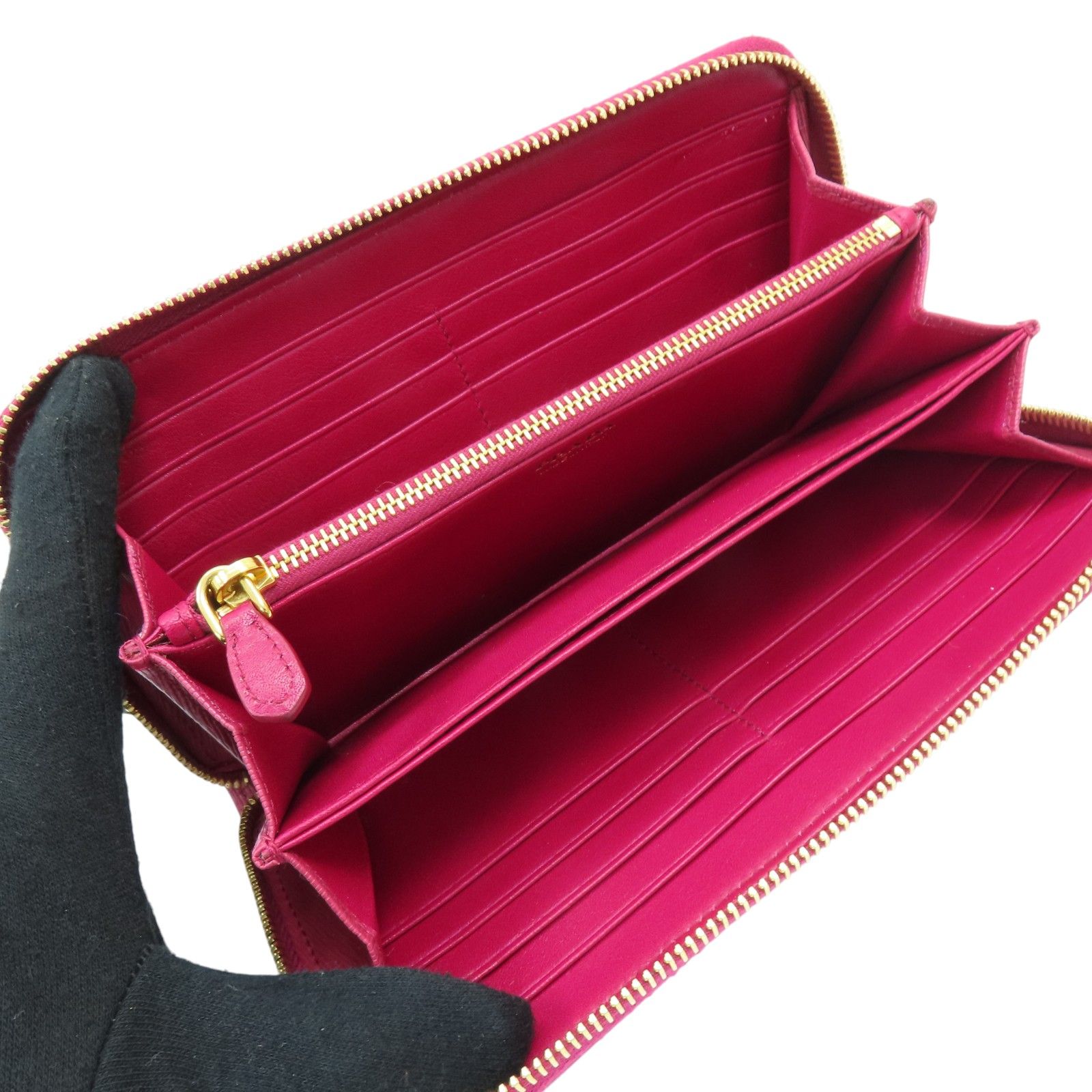 Calfskin Zippy Long Wallet — view 5