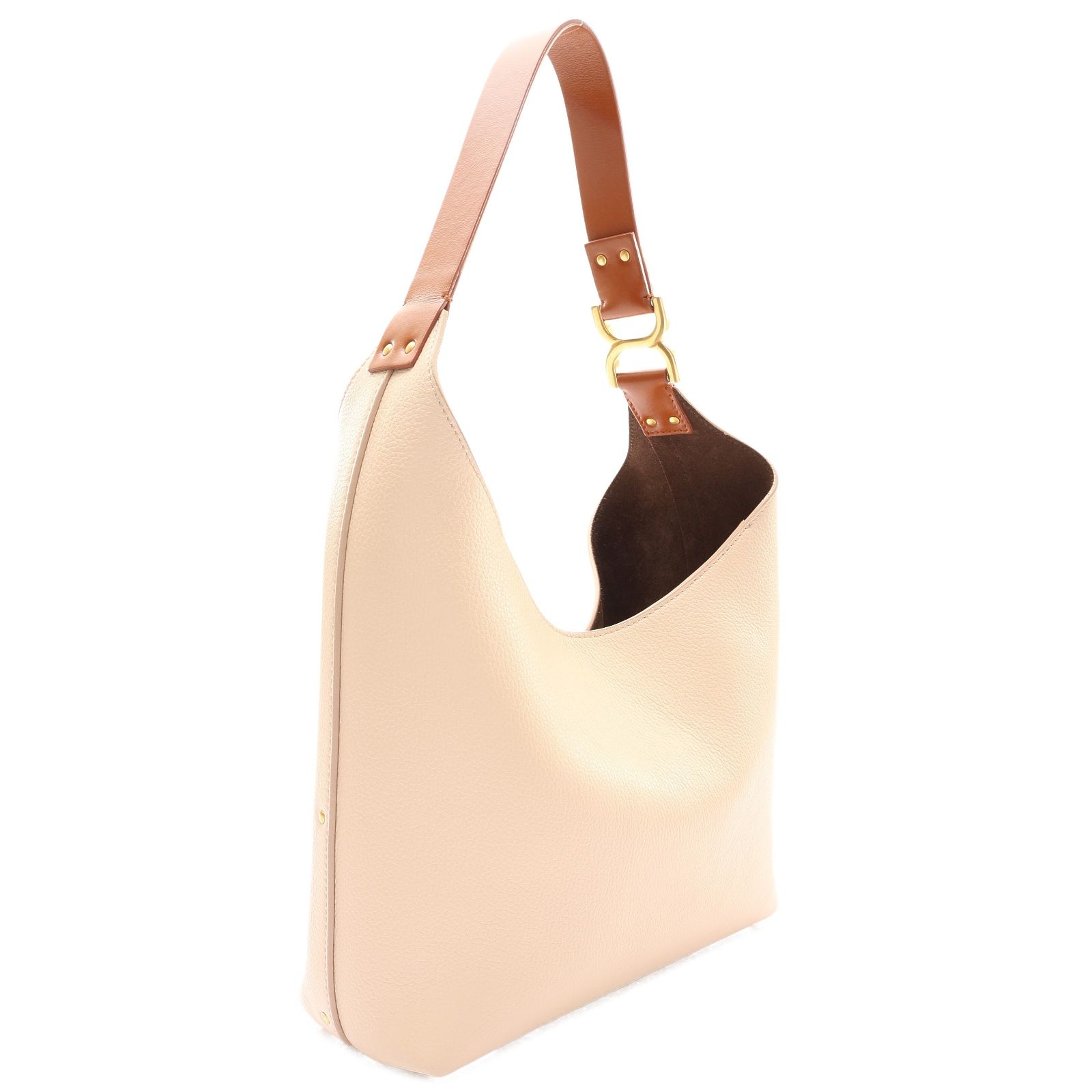 Small Marcie Leather Hobo Bag — view 2