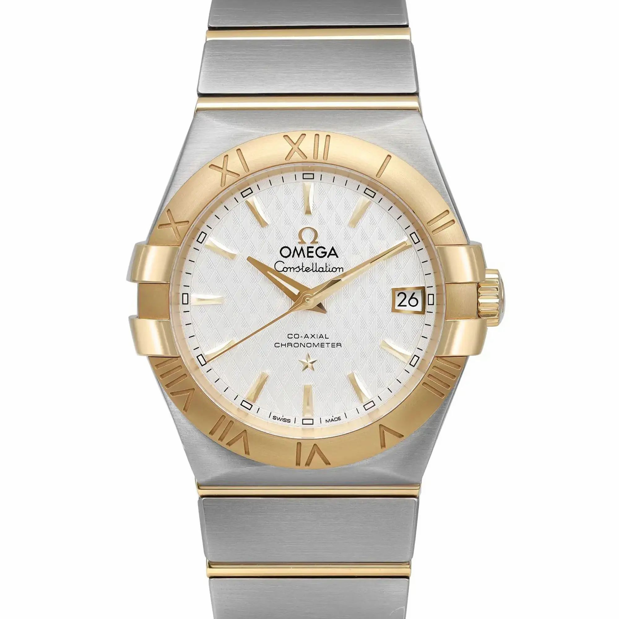 Constellation 18K Yellow Gold Siver Dial Unisex Watch 123.20.35.20.02.006 — view 2