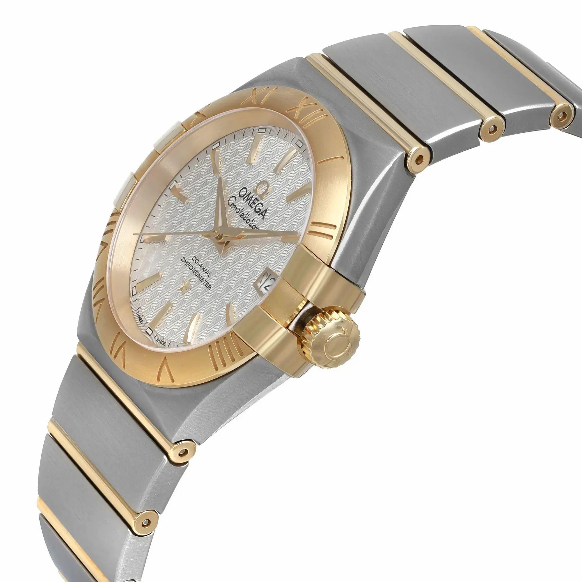 Constellation 18K Yellow Gold Siver Dial Unisex Watch 123.20.35.20.02.006 — view 3