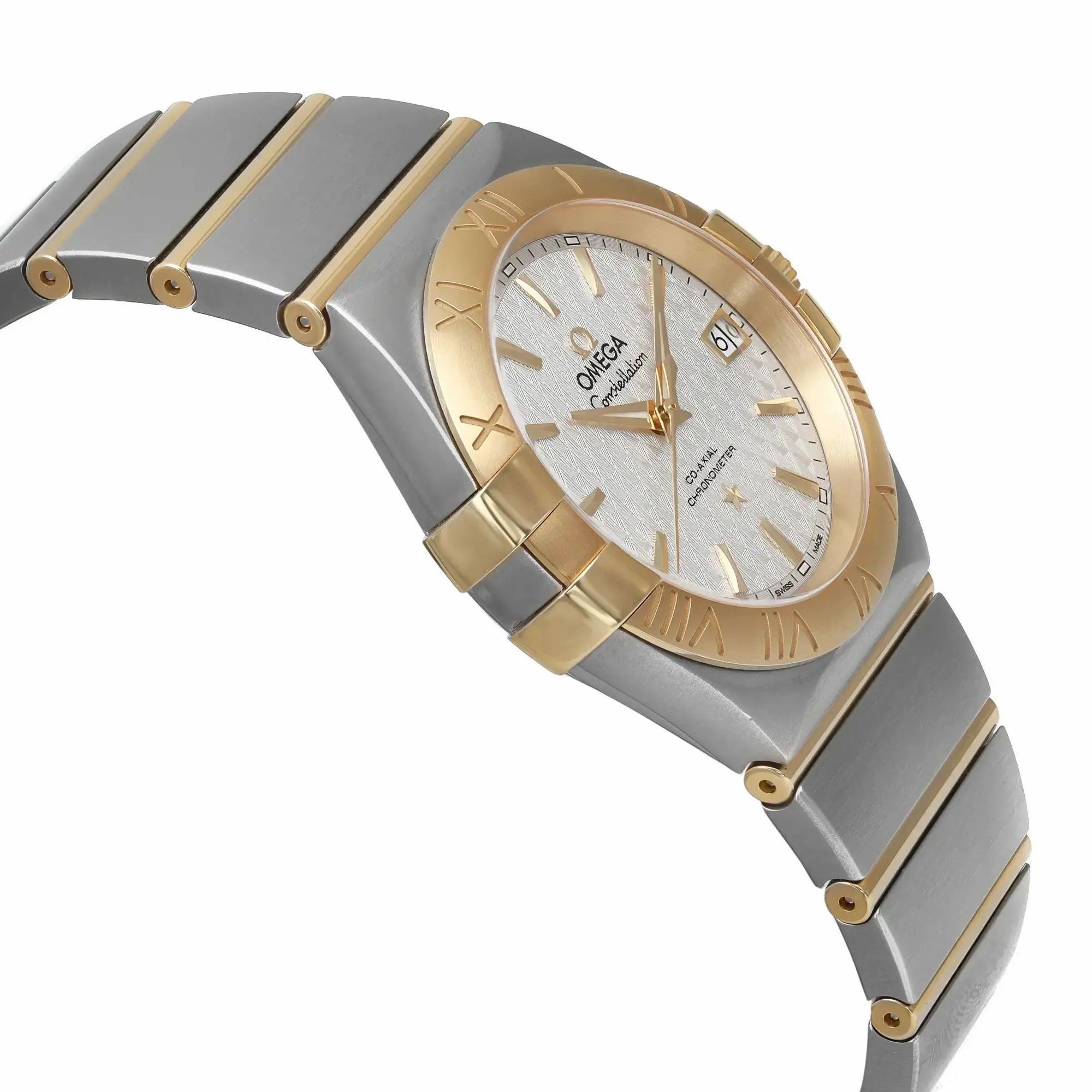 Constellation 18K Yellow Gold Siver Dial Unisex Watch 123.20.35.20.02.006 — view 4