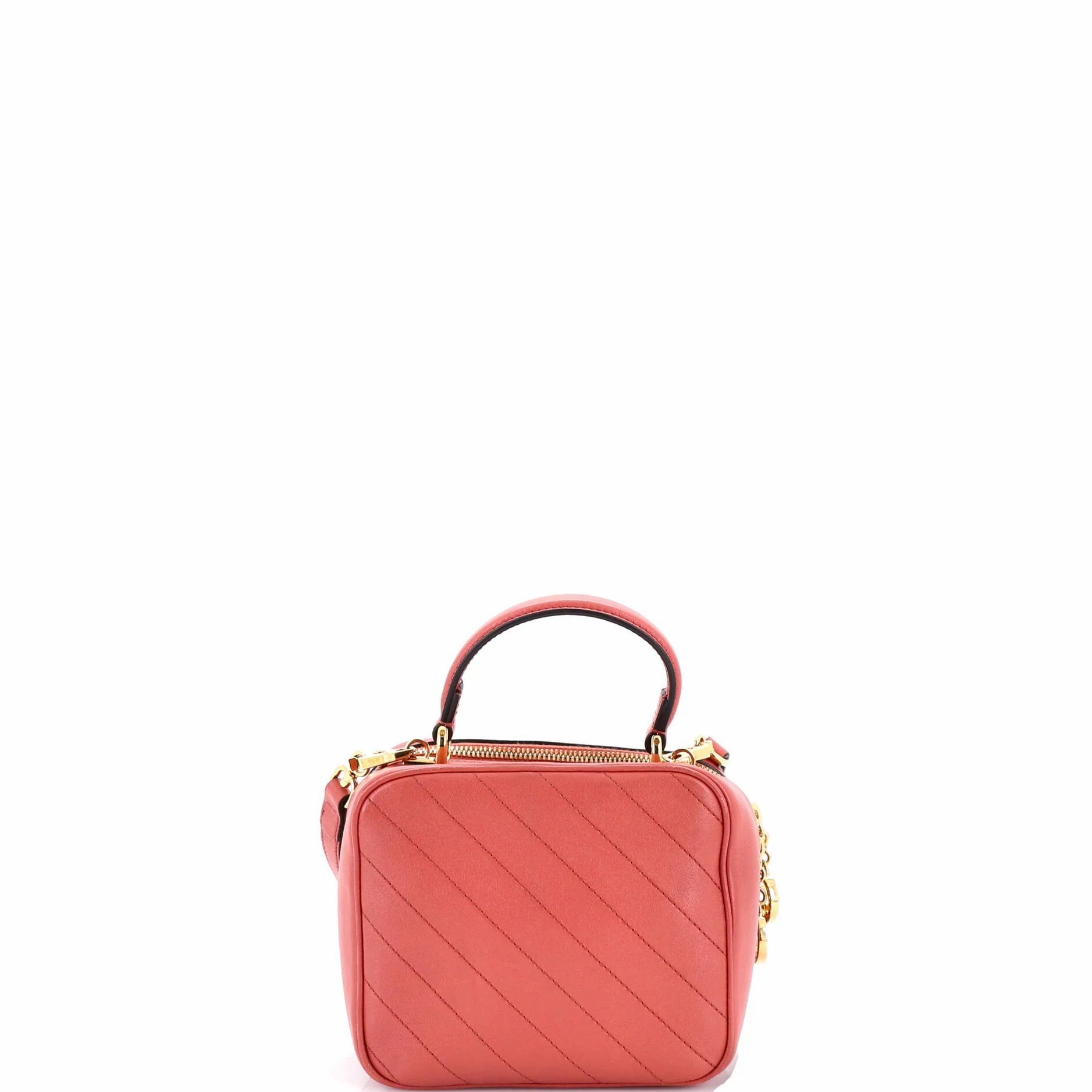Blondie Nm Top Handle Shoulder Bag Diagonal Quilted Leather — view 3