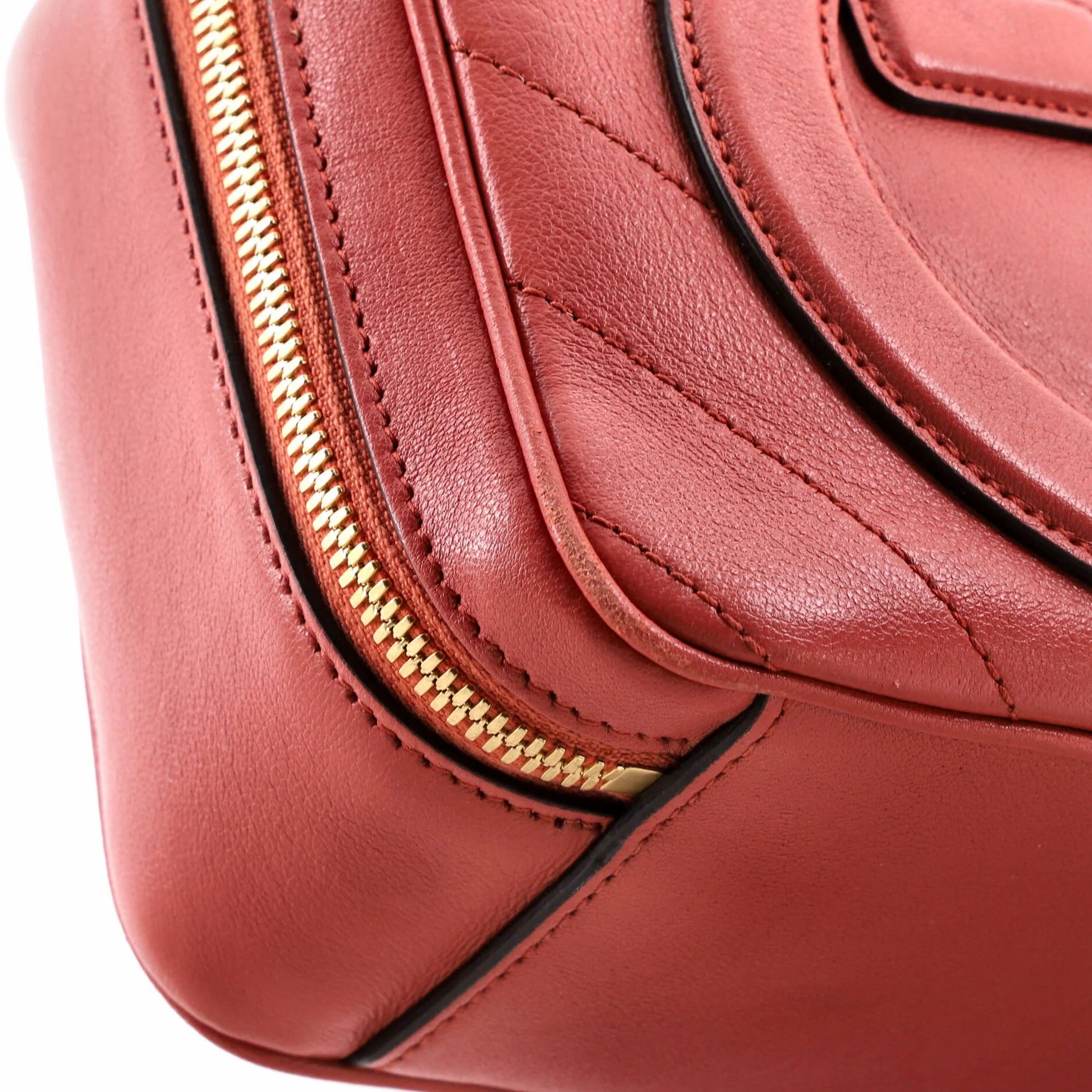 Blondie Nm Top Handle Shoulder Bag Diagonal Quilted Leather — view 6