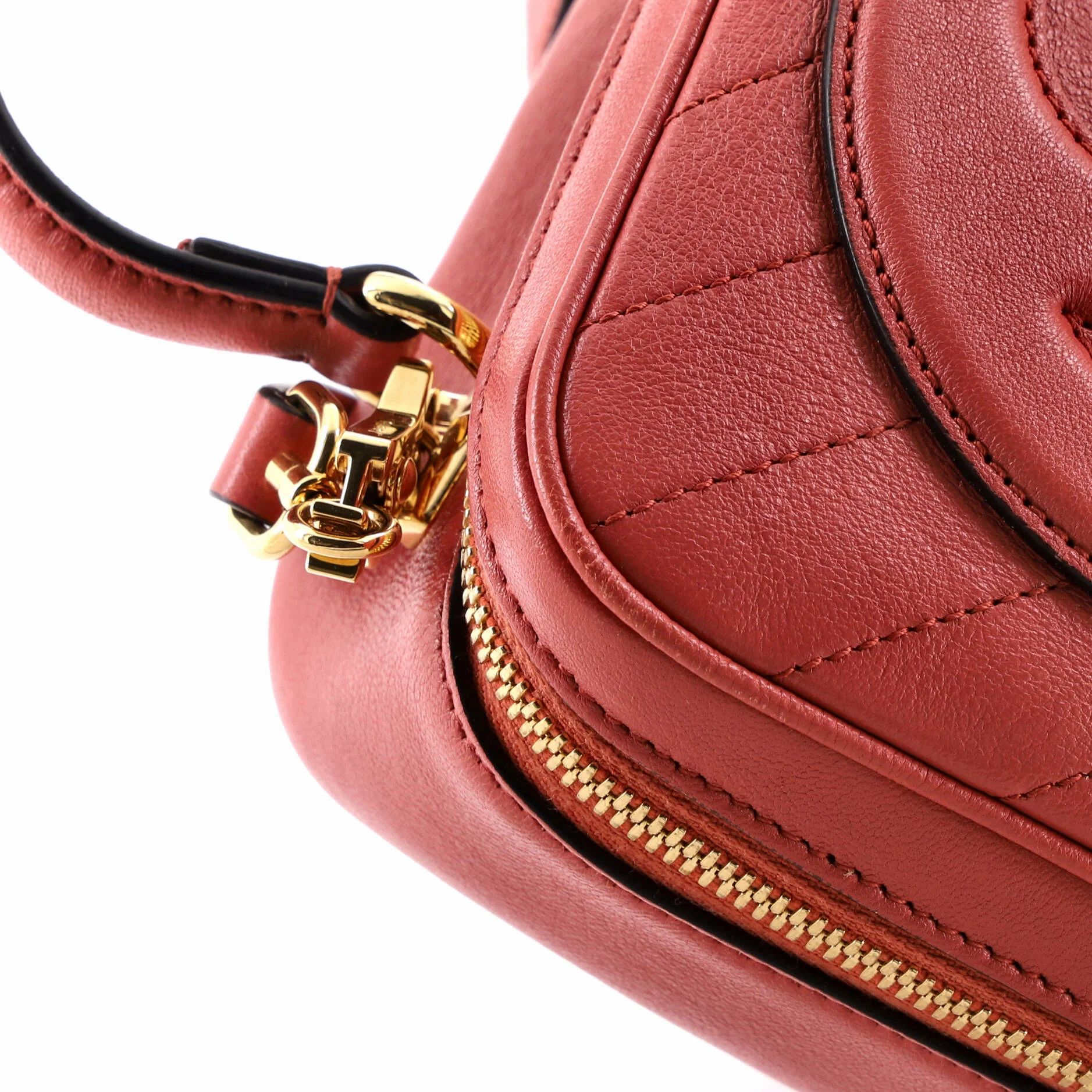 Blondie Nm Top Handle Shoulder Bag Diagonal Quilted Leather — view 7