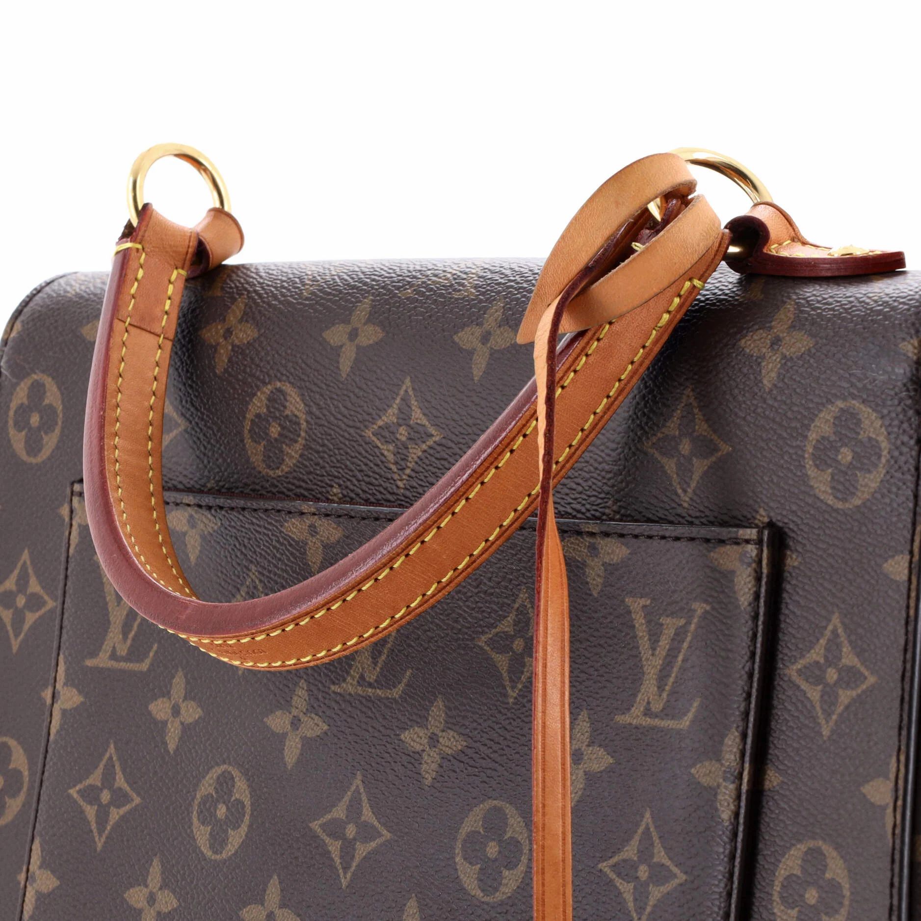 Cluny Top Handle Bag Monogram Canvas Mm — view 6