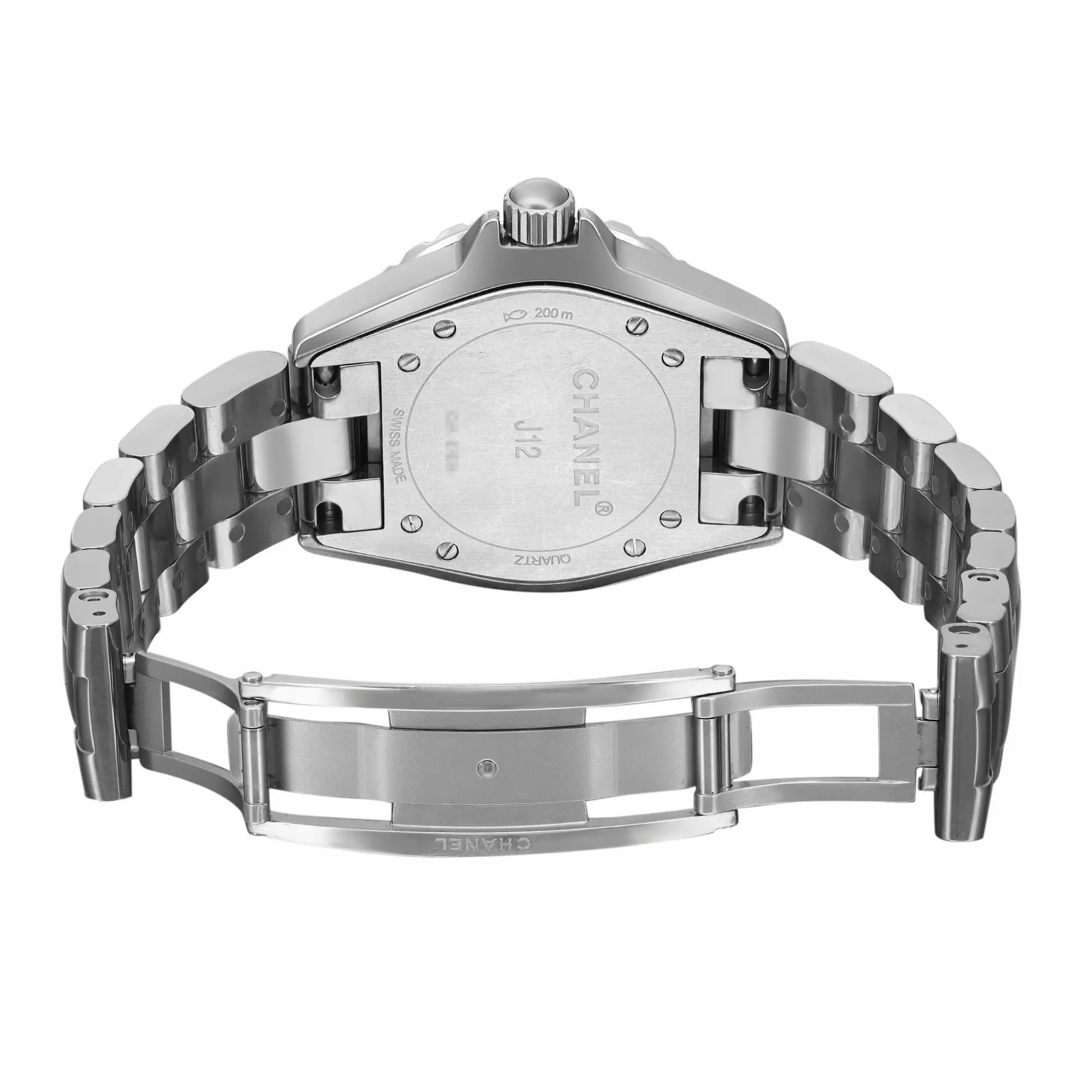 J12 Chromatic 33mm Titanium Ceramic Grey Dial Ladies Quartz Watch H2978 — view 6