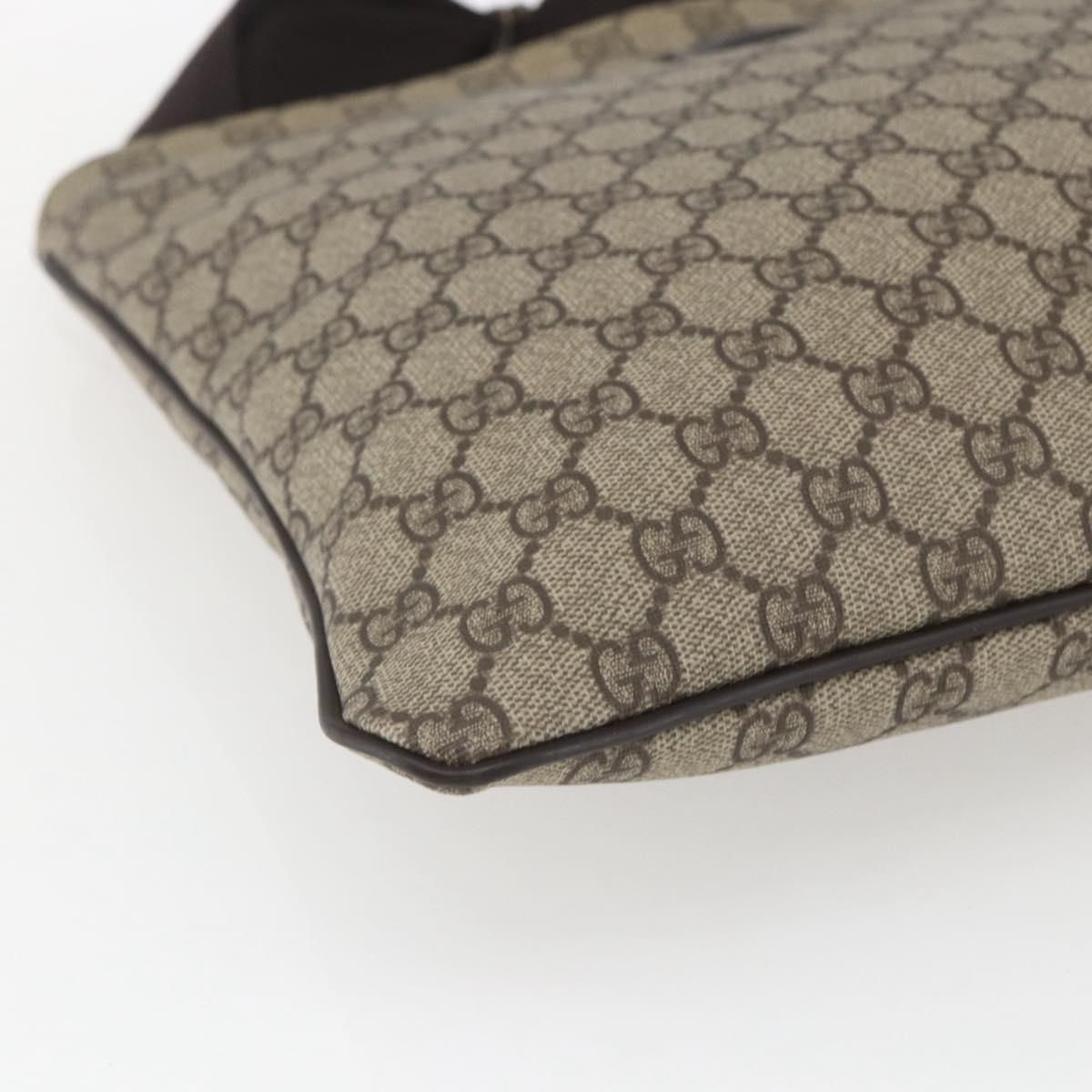 GG Supreme Monogram Medium Flat Messenger Bag Beige — view 14