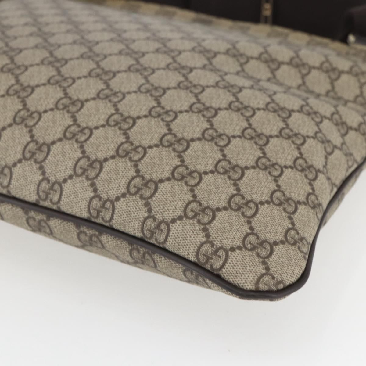 GG Supreme Monogram Medium Flat Messenger Bag Beige — view 15