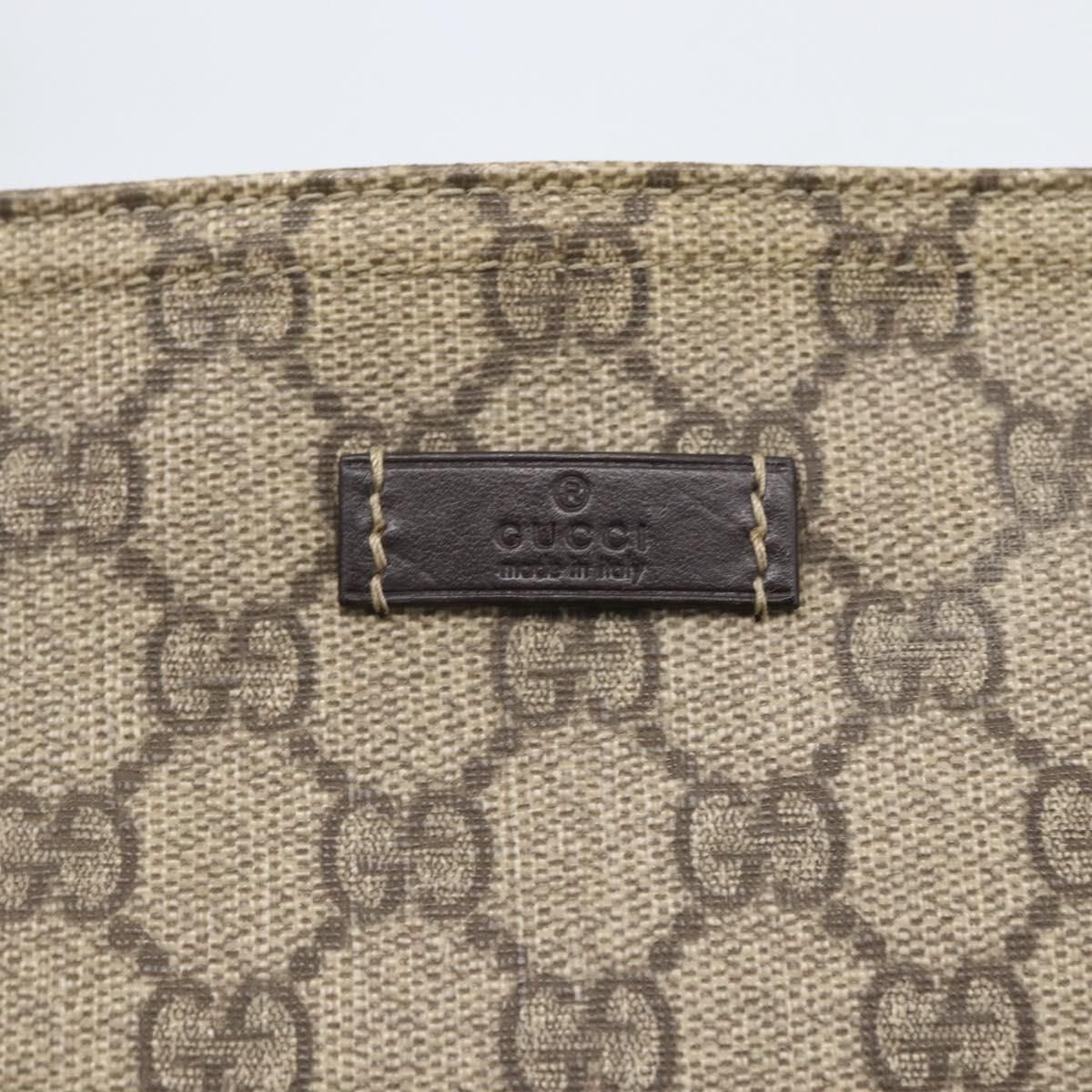 GG Supreme Monogram Medium Flat Messenger Bag Beige — view 17