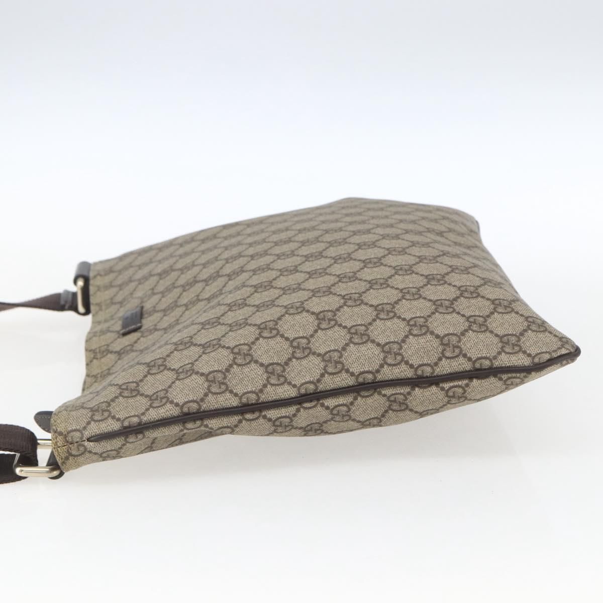 GG Supreme Monogram Medium Flat Messenger Bag Beige — view 3