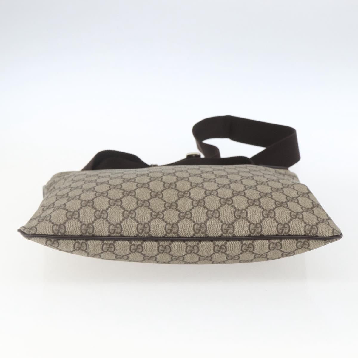 GG Supreme Monogram Medium Flat Messenger Bag Beige — view 5