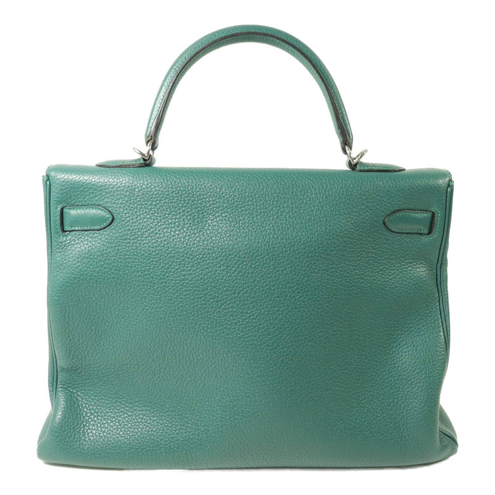 Clemence Leather Malachite Kelly 35 w/PHW — view 3